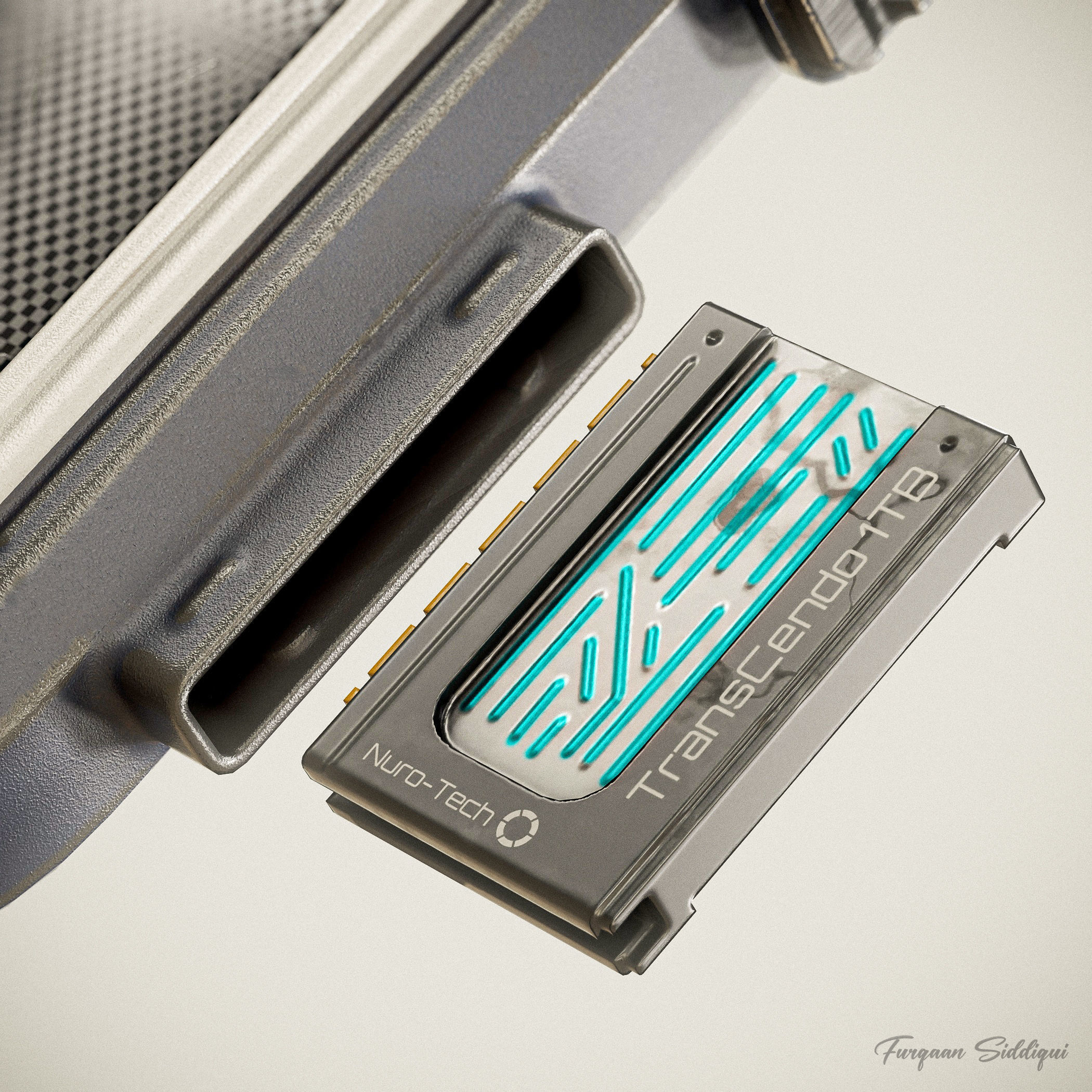 Sci-fi Controller V10 PBR Low-poly 3D model_5