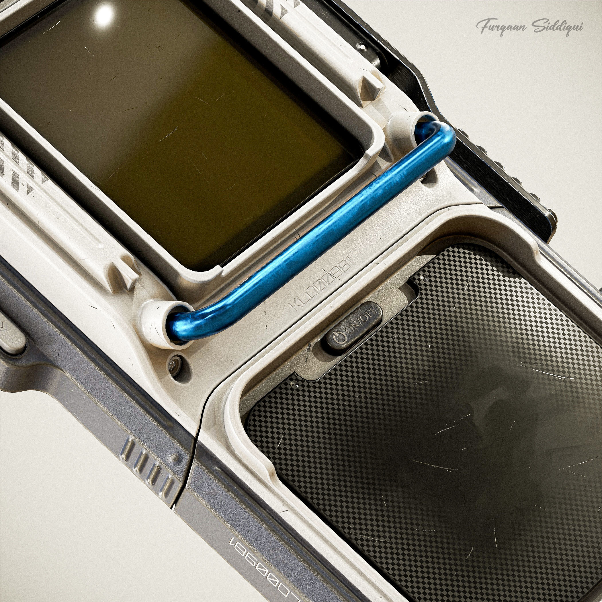 Sci-fi Controller V10 PBR Low-poly 3D model_3