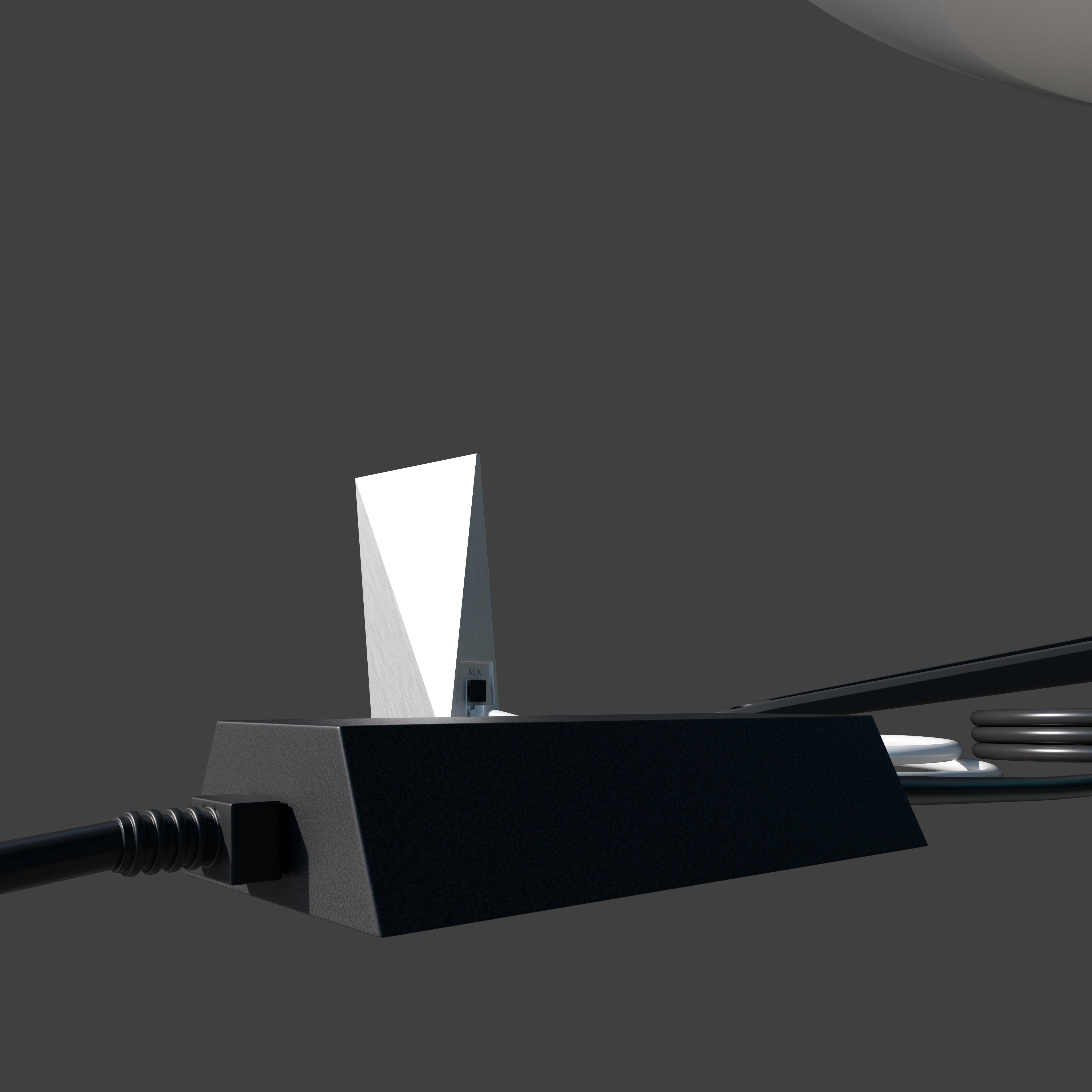 Starlink Dish and Router 3D model Low-poly 3D model_6