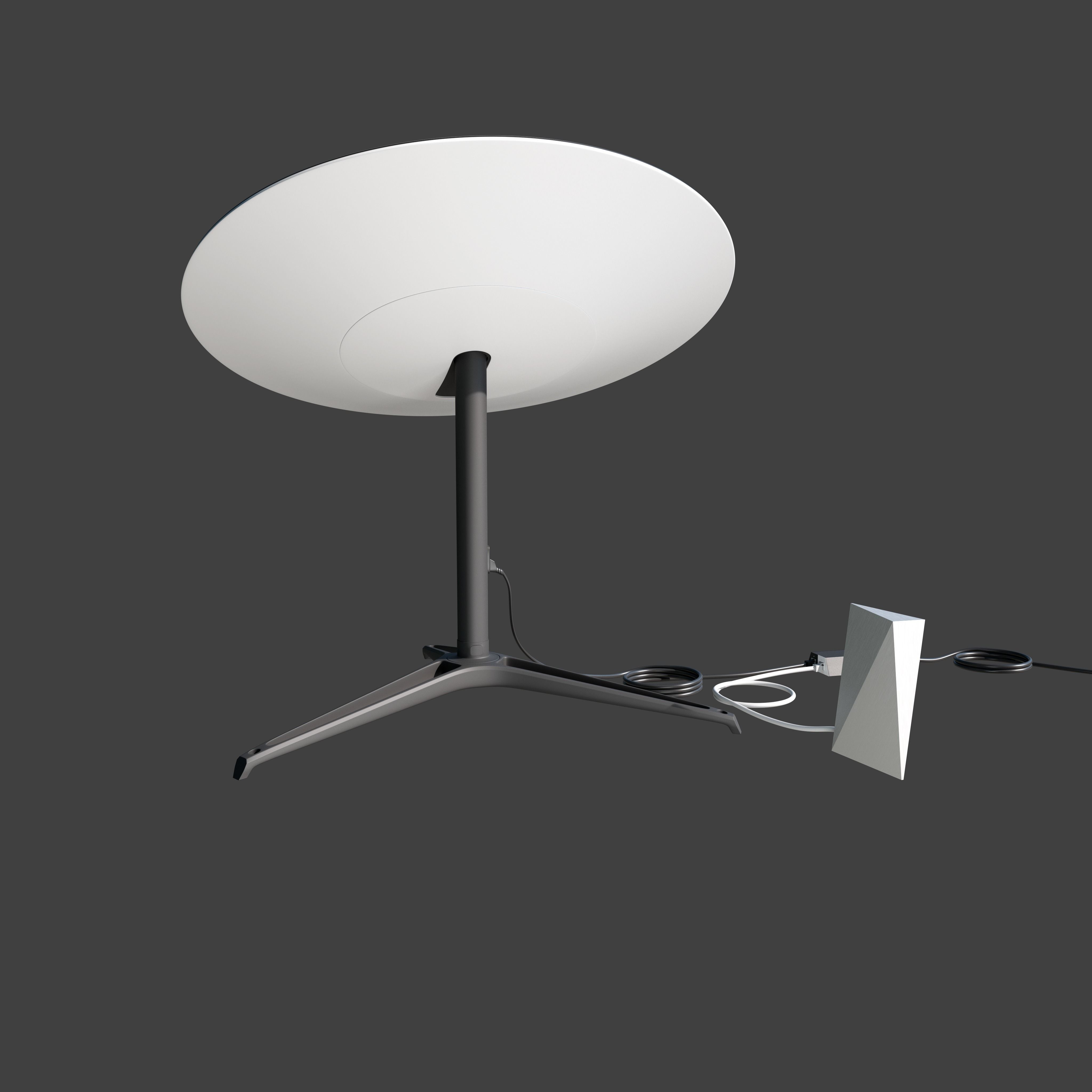 Starlink Dish and Router 3D model Low-poly 3D model_4