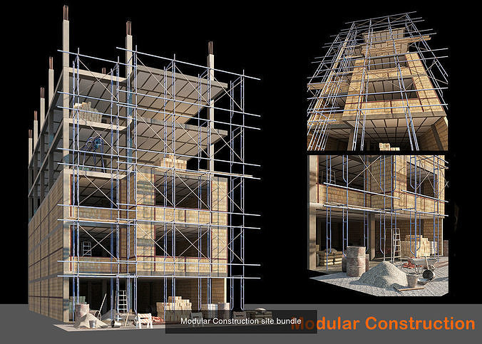 Full Building Collection 3D Model Pack 6