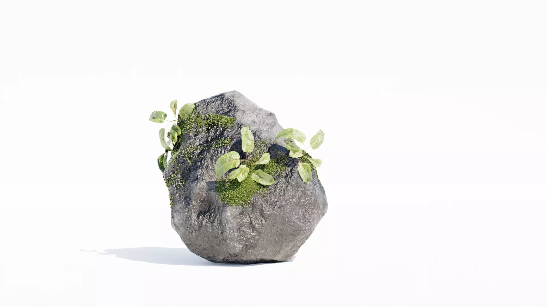 river rock Free 3D model_0