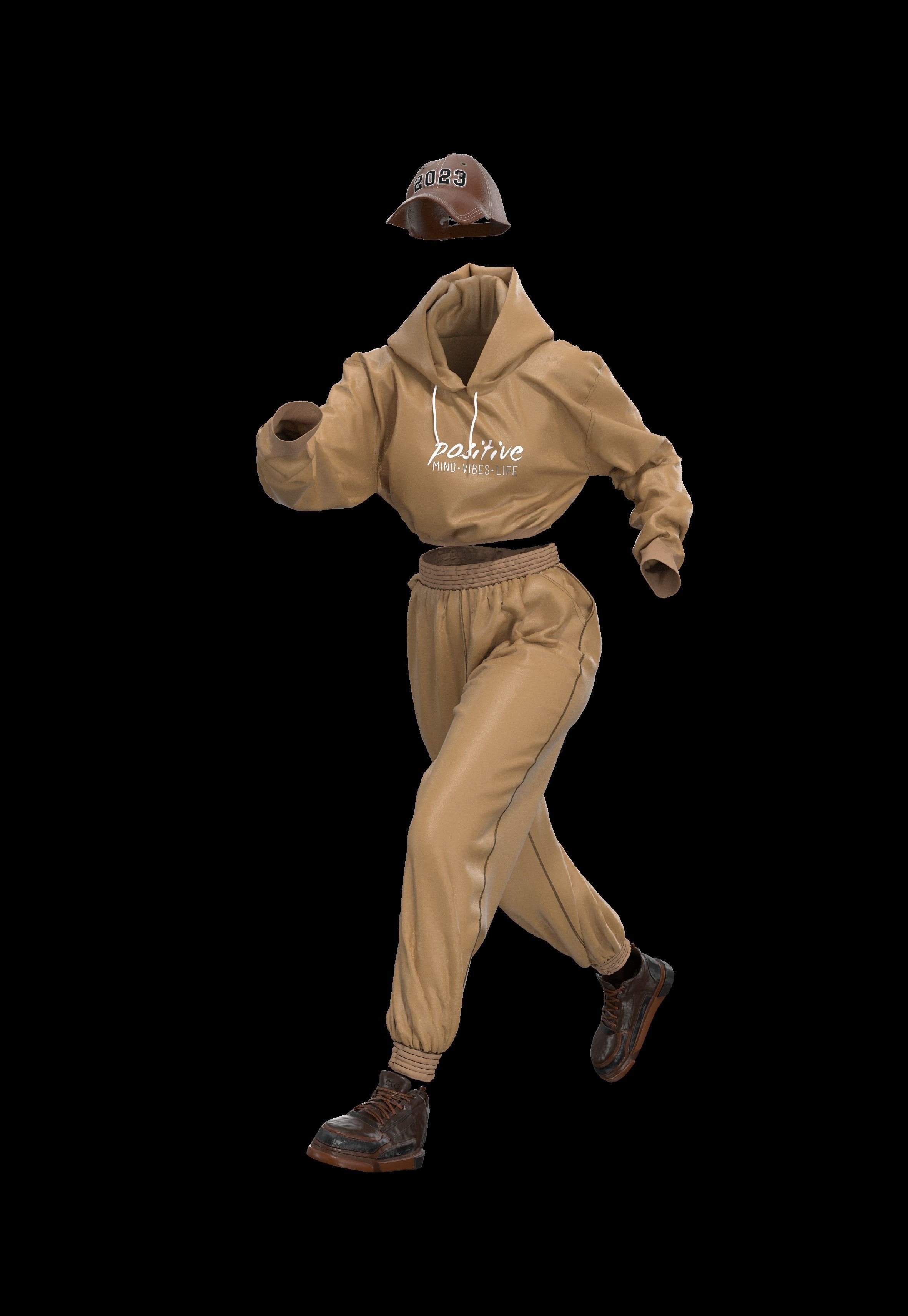 3D hoodie  3D pant  3D cap  3D model_5