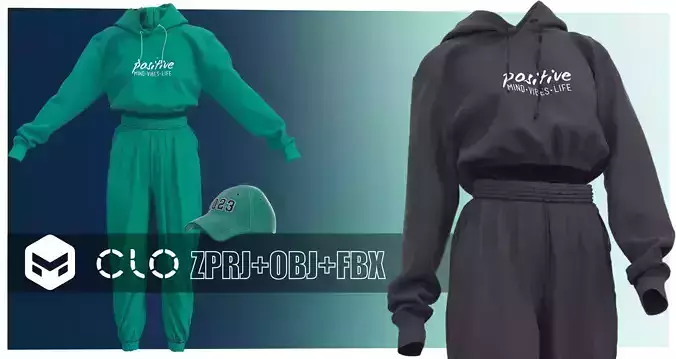 3D hoodie  3D pant  3D cap  3D model