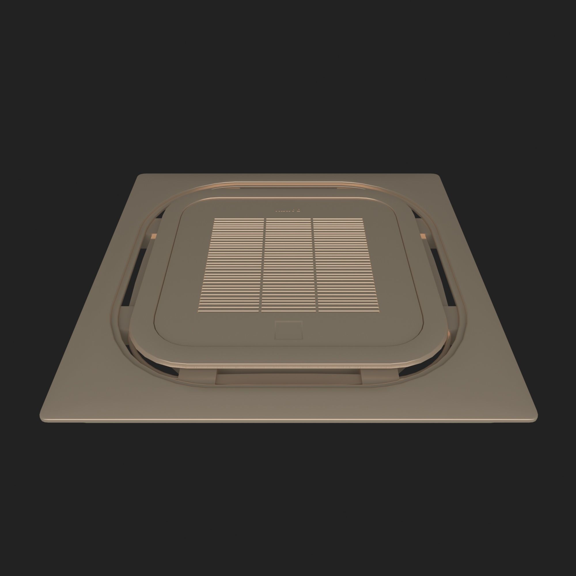 Celling Air Conditioner 1 3D model_6