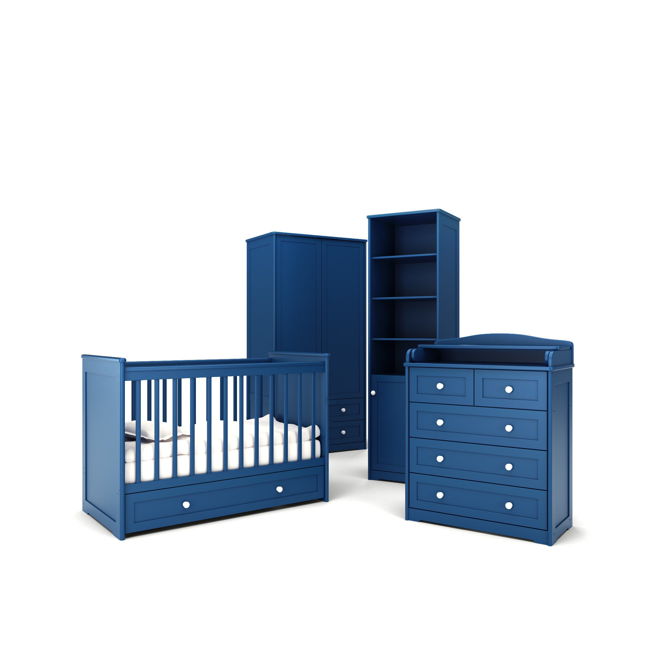 Children furniture set 3D model_3