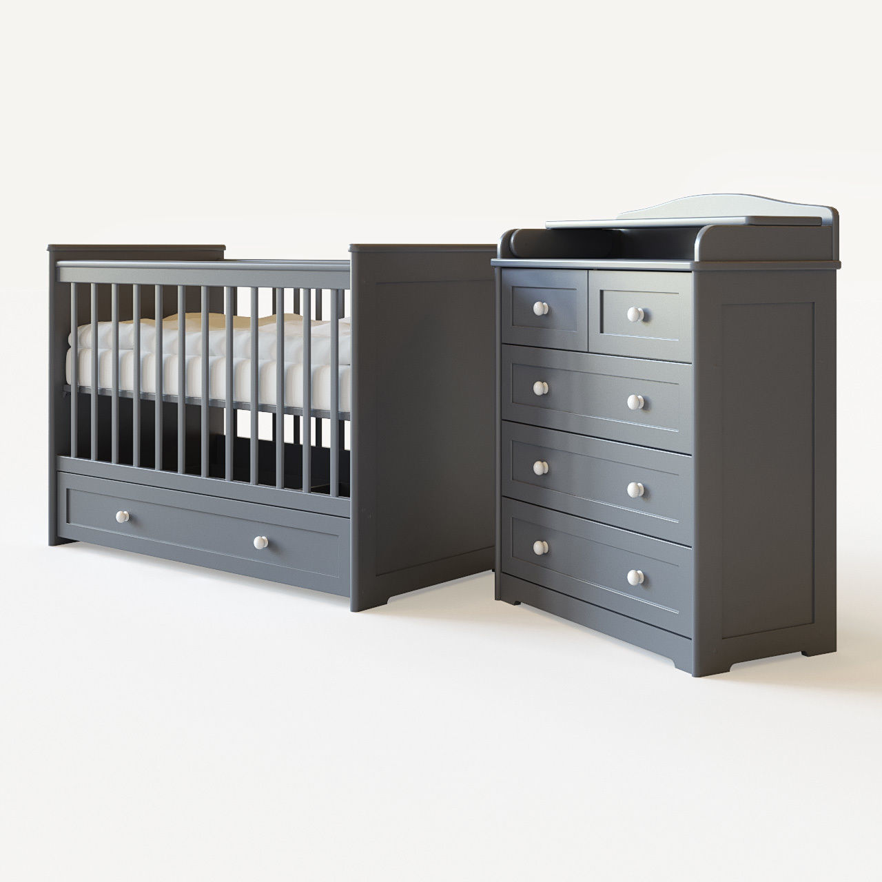 Children furniture set 3D model_2