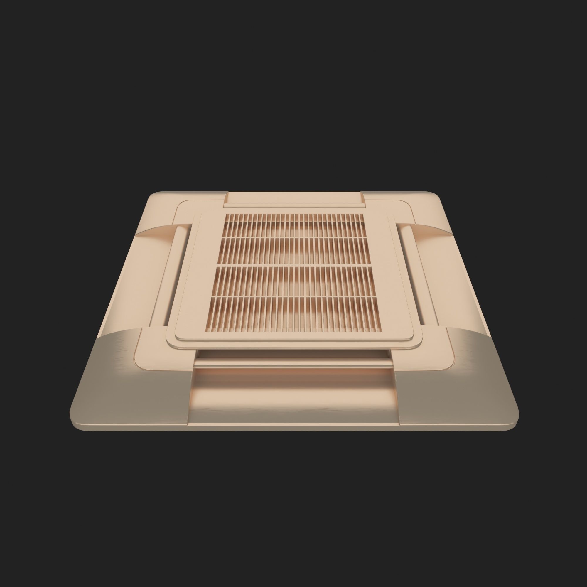 Celling Air Conditioner 4 3D model_6