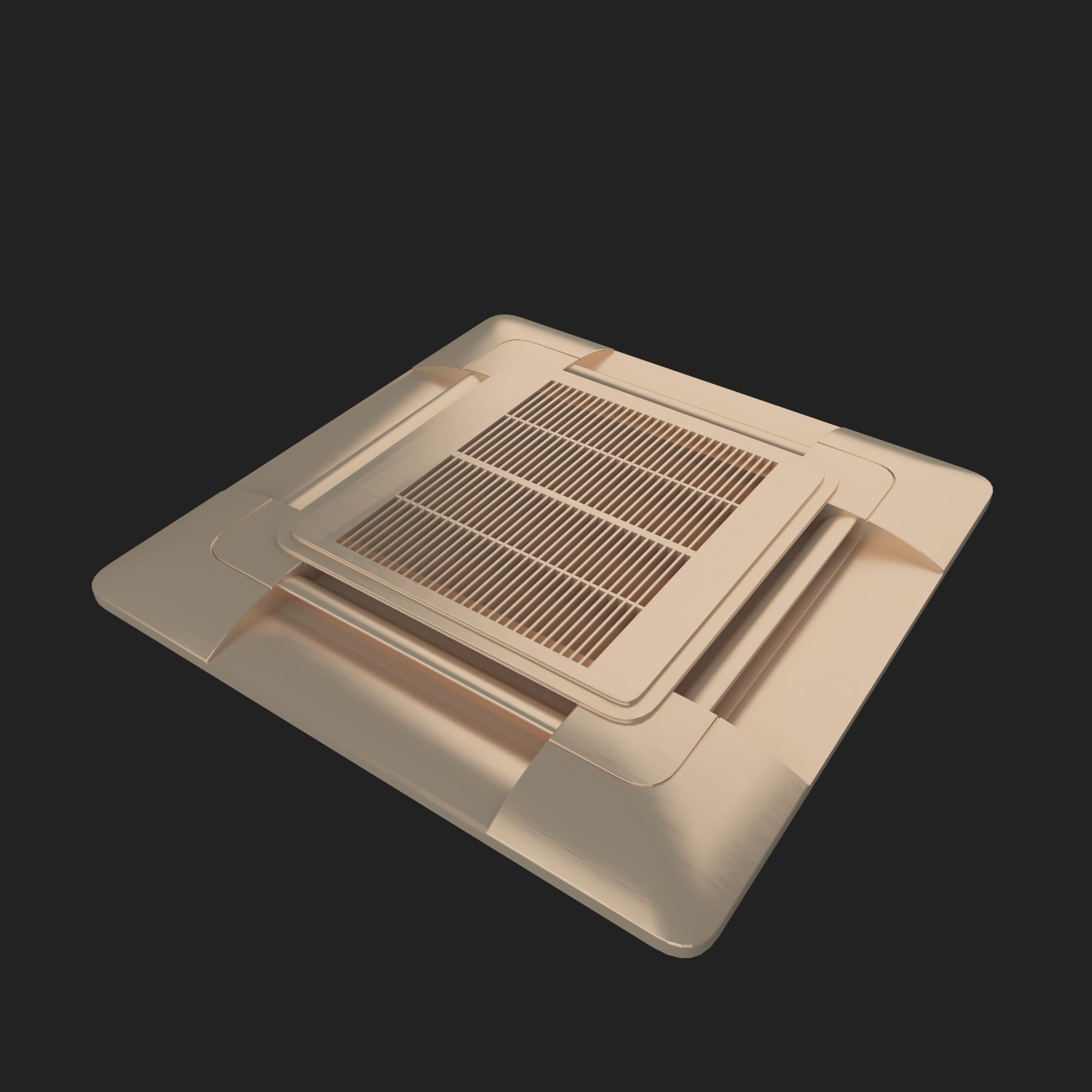 Celling Air Conditioner 4 3D model_4