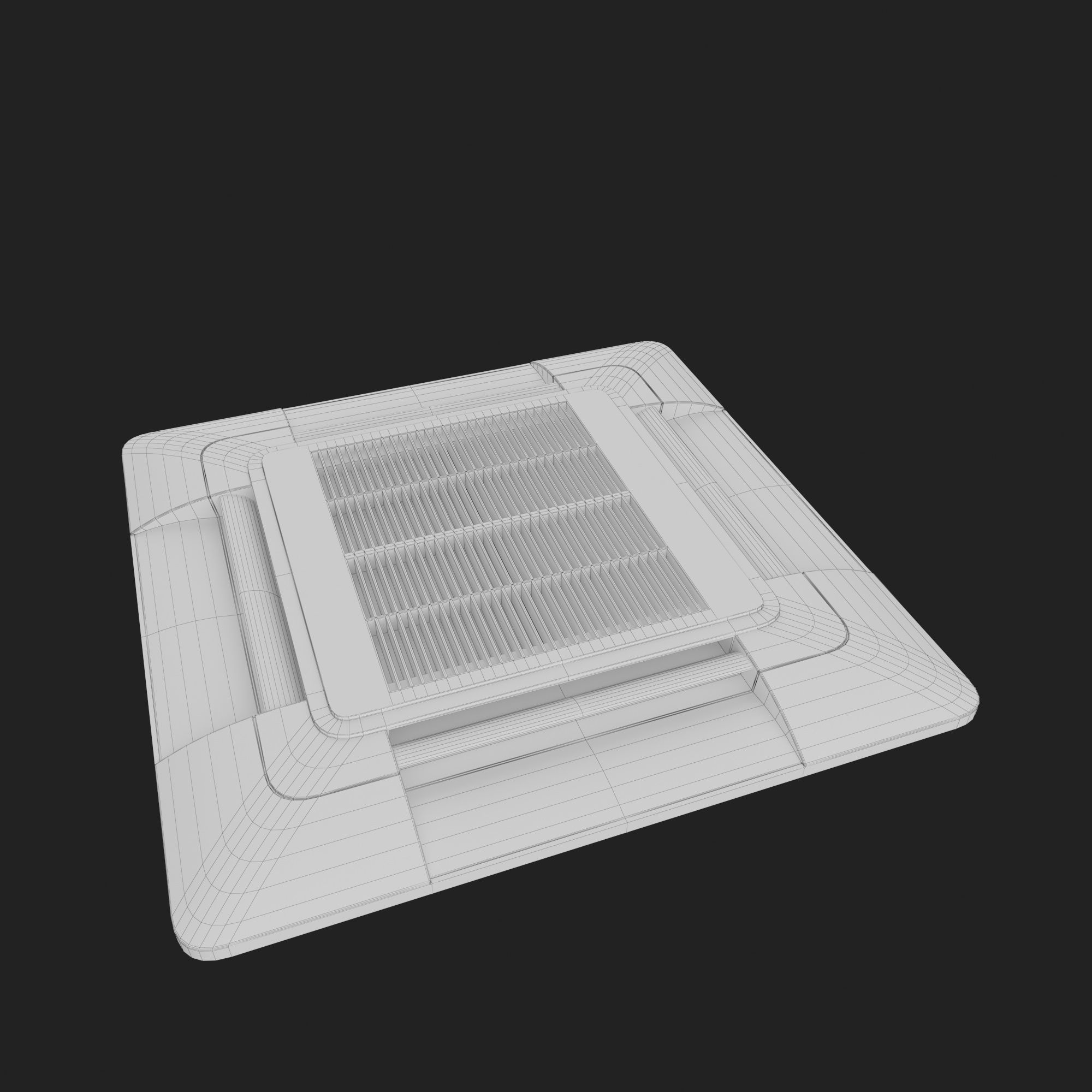 Celling Air Conditioner 4 3D model_9