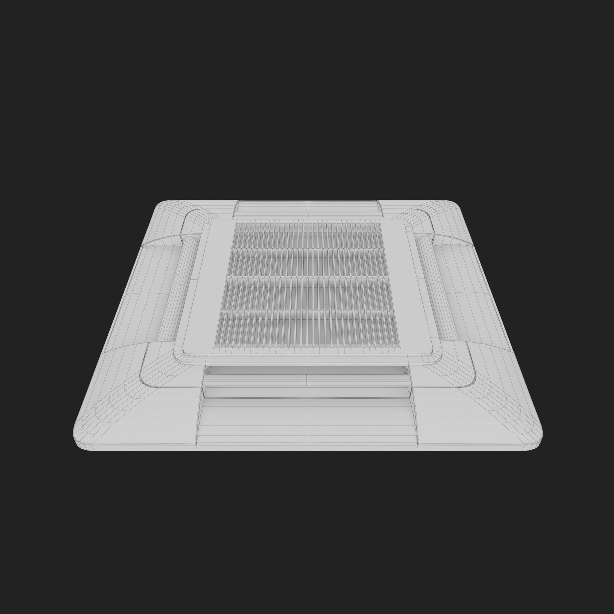 Celling Air Conditioner 4 3D model_7