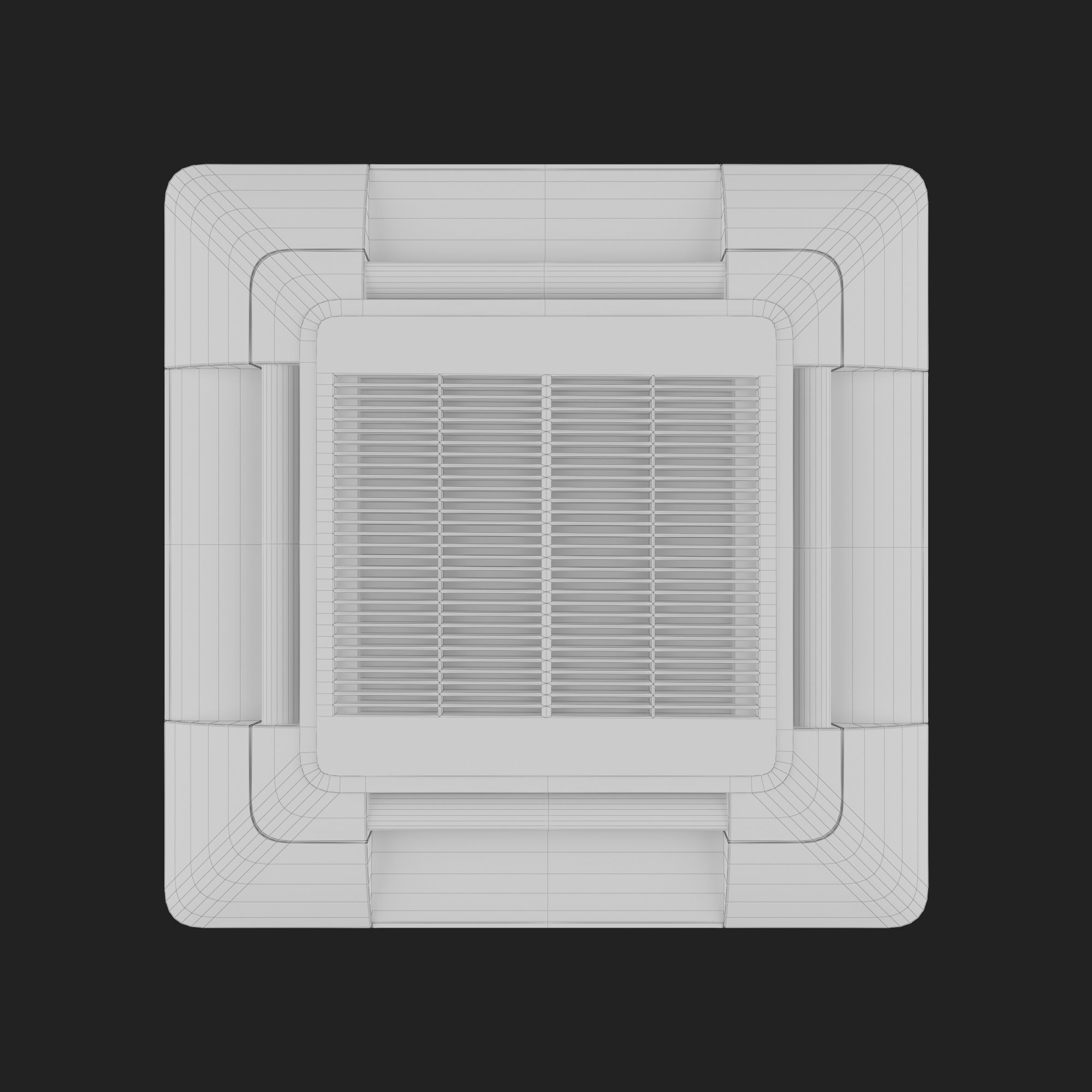 Celling Air Conditioner 4 3D model_1