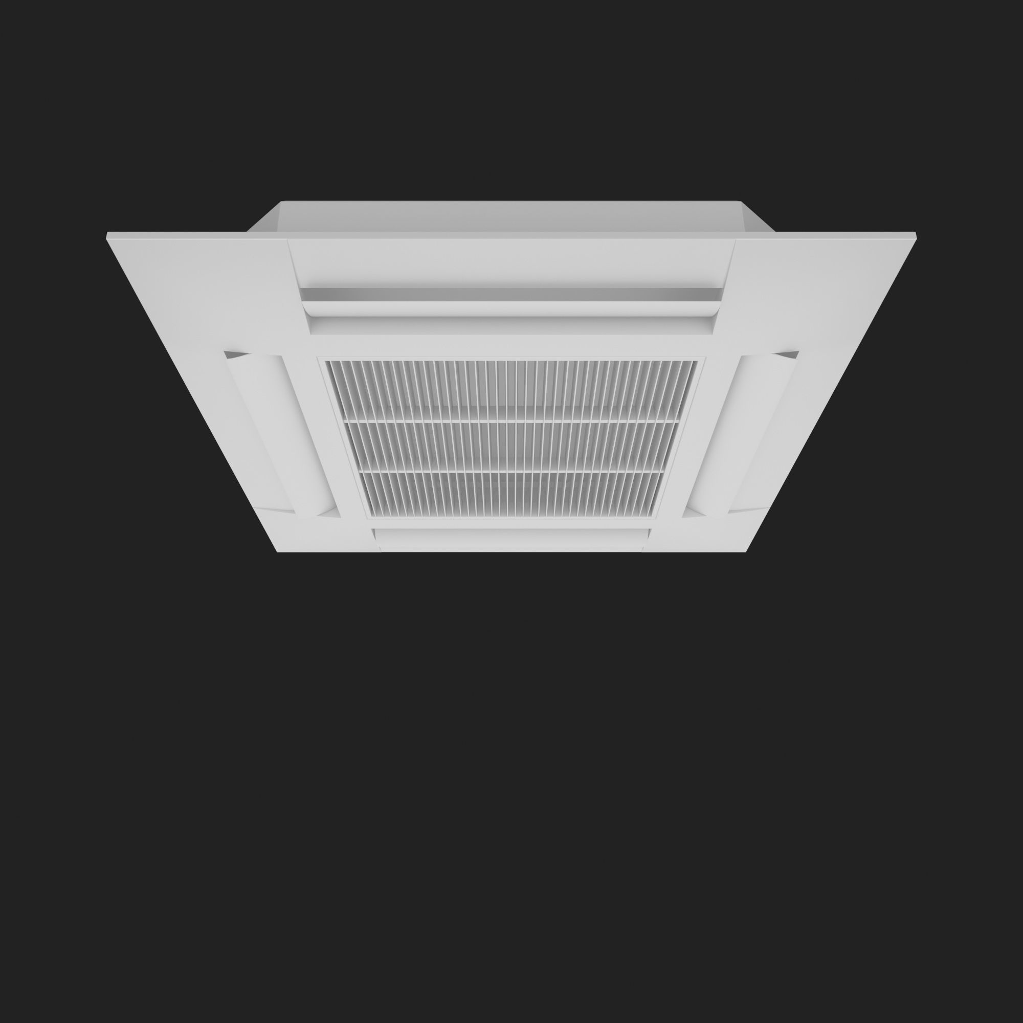 Celling Air Conditioner 5 3D model_2