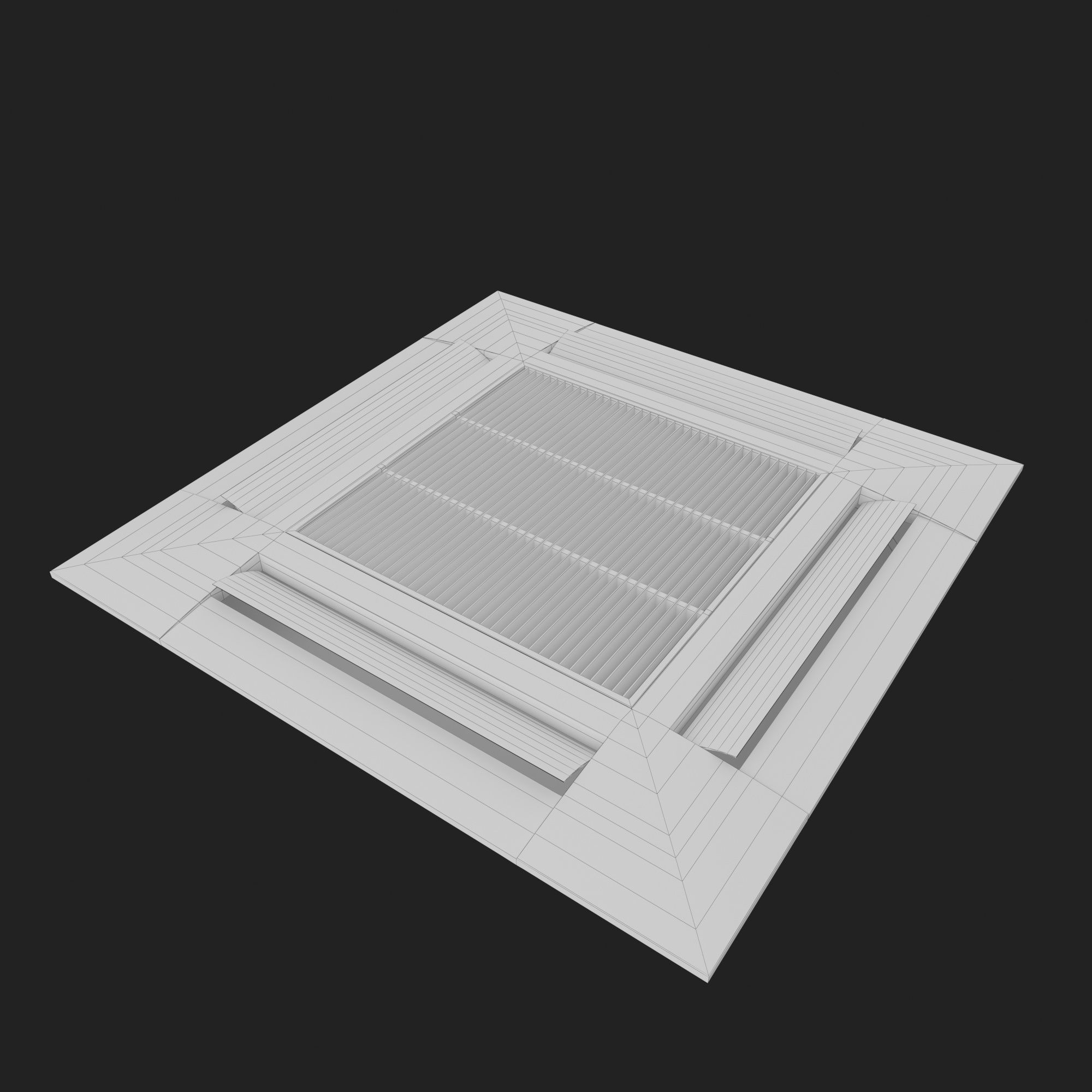 Celling Air Conditioner 5 3D model_5