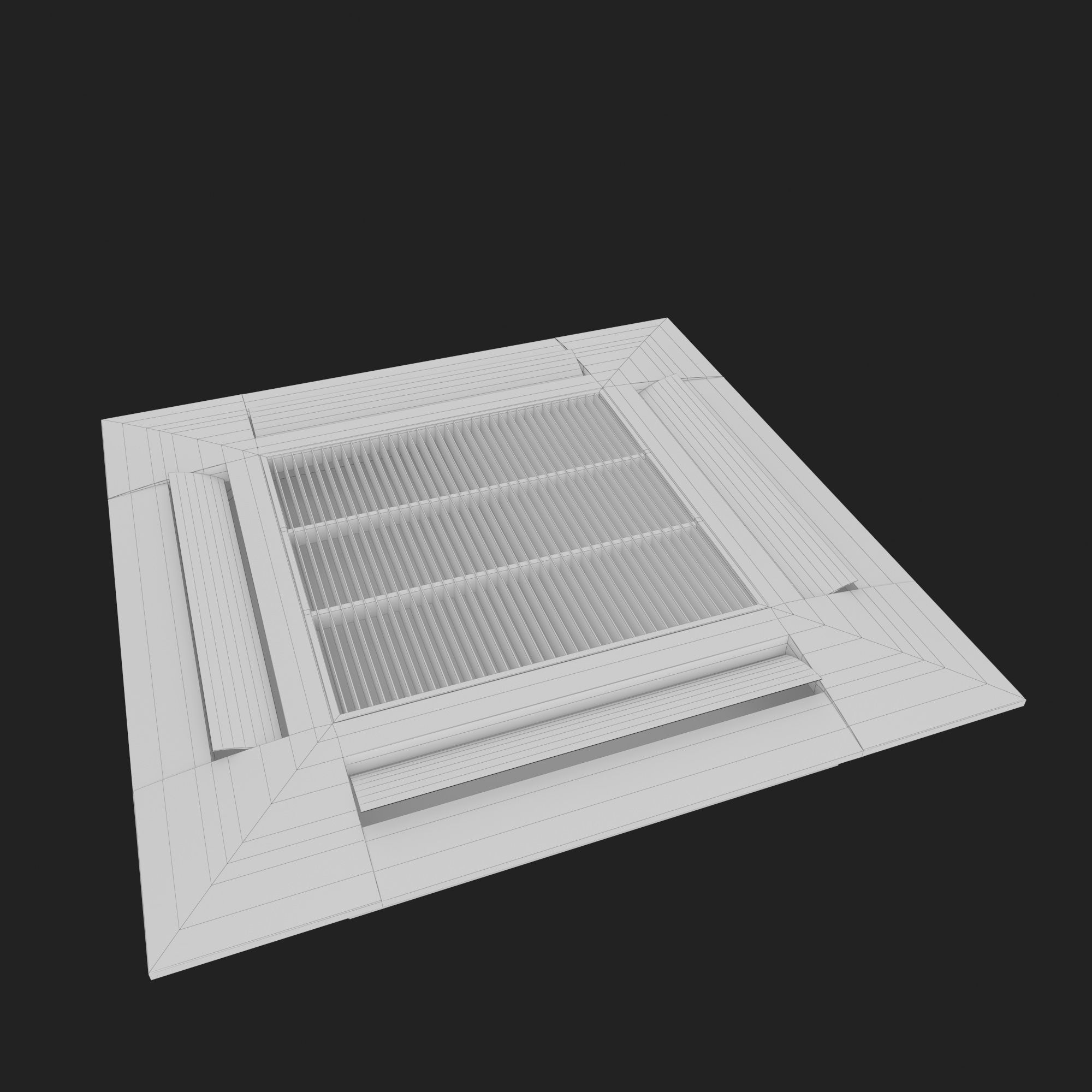 Celling Air Conditioner 5 3D model_9