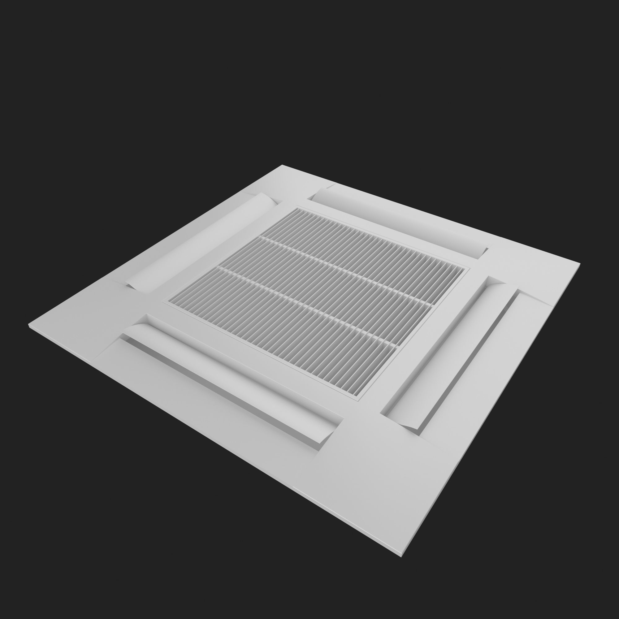 Celling Air Conditioner 5 3D model_4