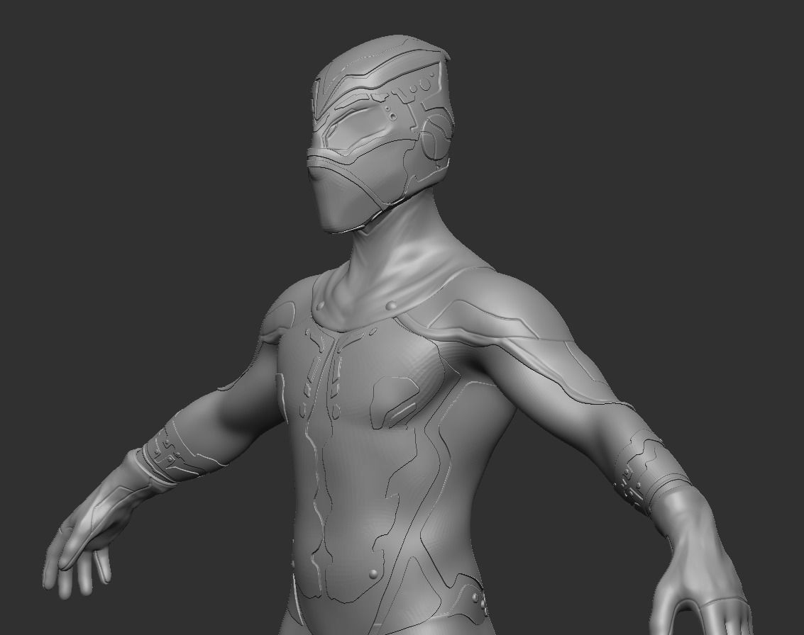 Sci-fi Thief - The Future Thief 3D Model Collection_13