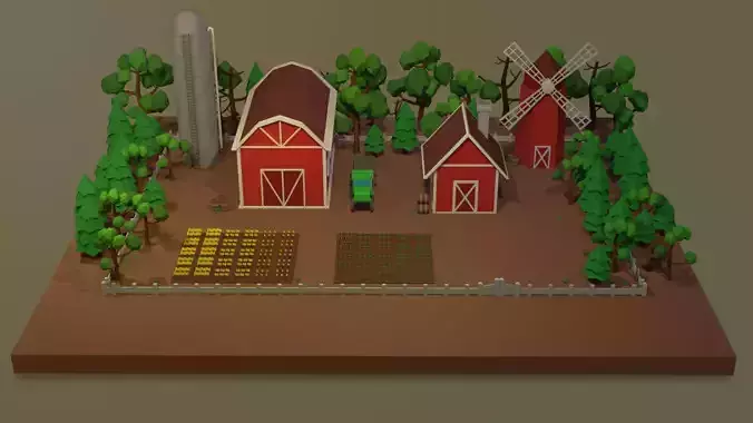 Farm Lowpoly Pack
