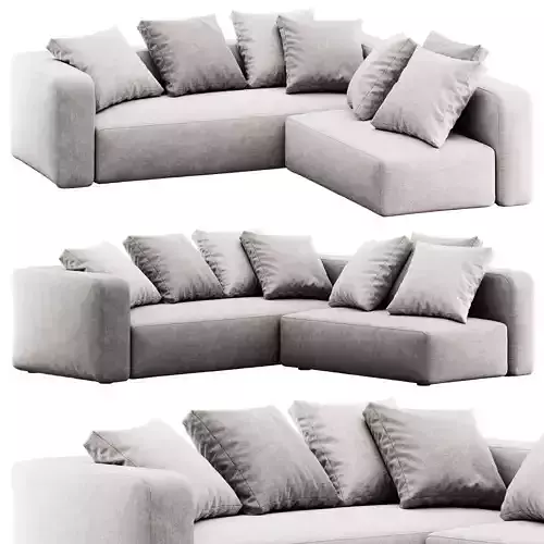 Cigar Ankara Sectional Sofa by by Article 3D model