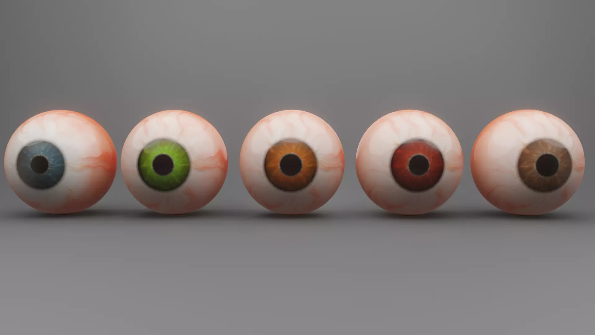 realistic procedural eyes for blender Low-poly 3D model