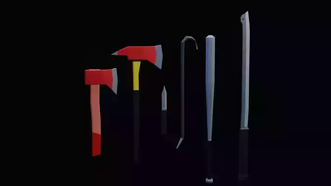 melee low poly weapon pack