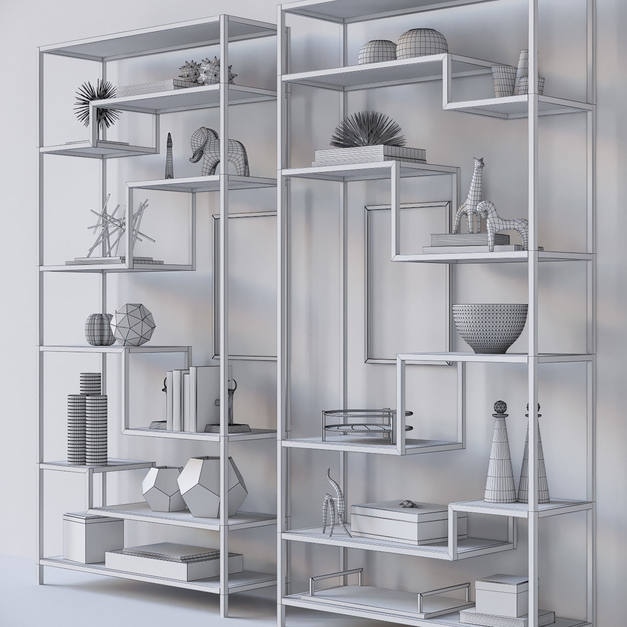 Bronze decorative set 3D model | CGTrader