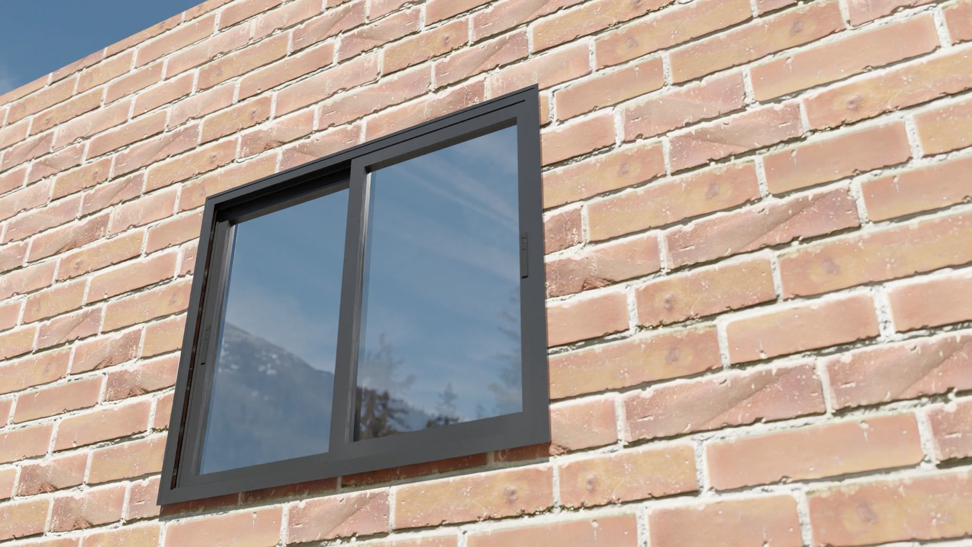 bock wall Free 3D model_1