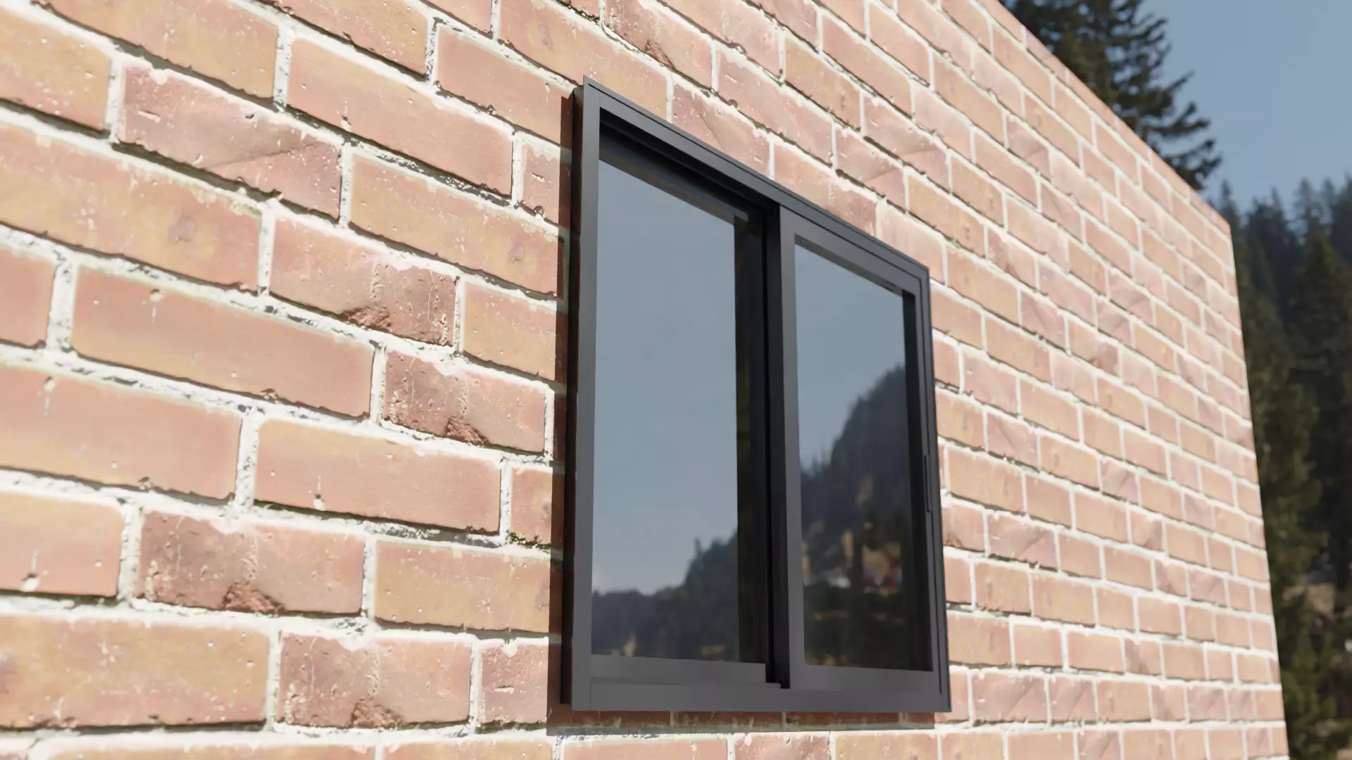 bock wall Free 3D model_0