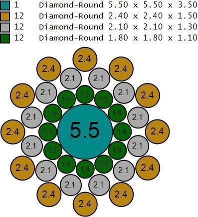 Flower Earring  3D print model_2