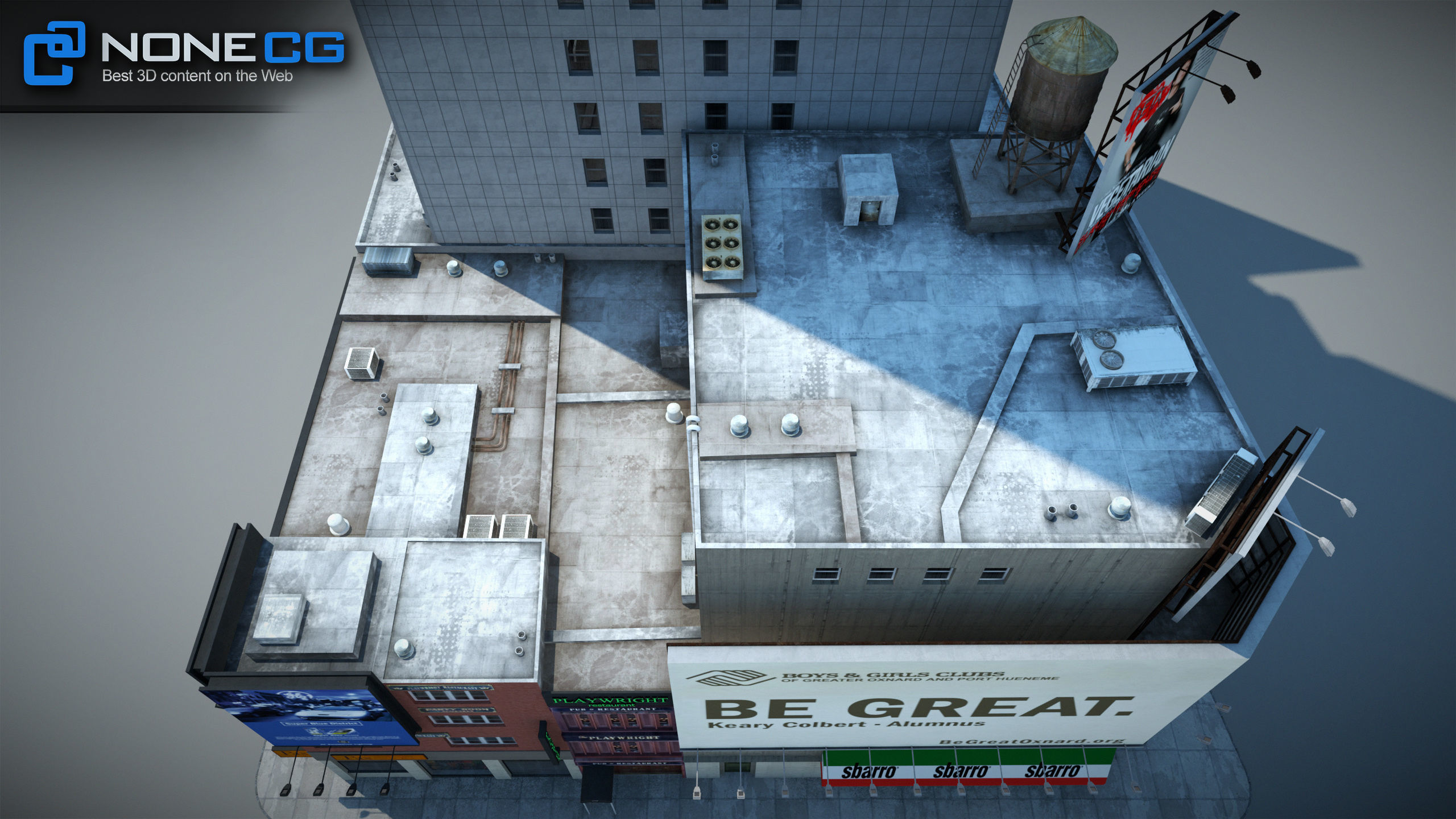 NYC Building M Ms Low-poly 3D model_24