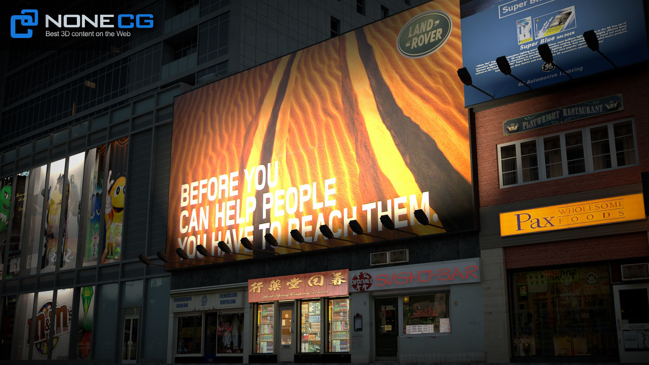 NYC Building M Ms Low-poly 3D model_19