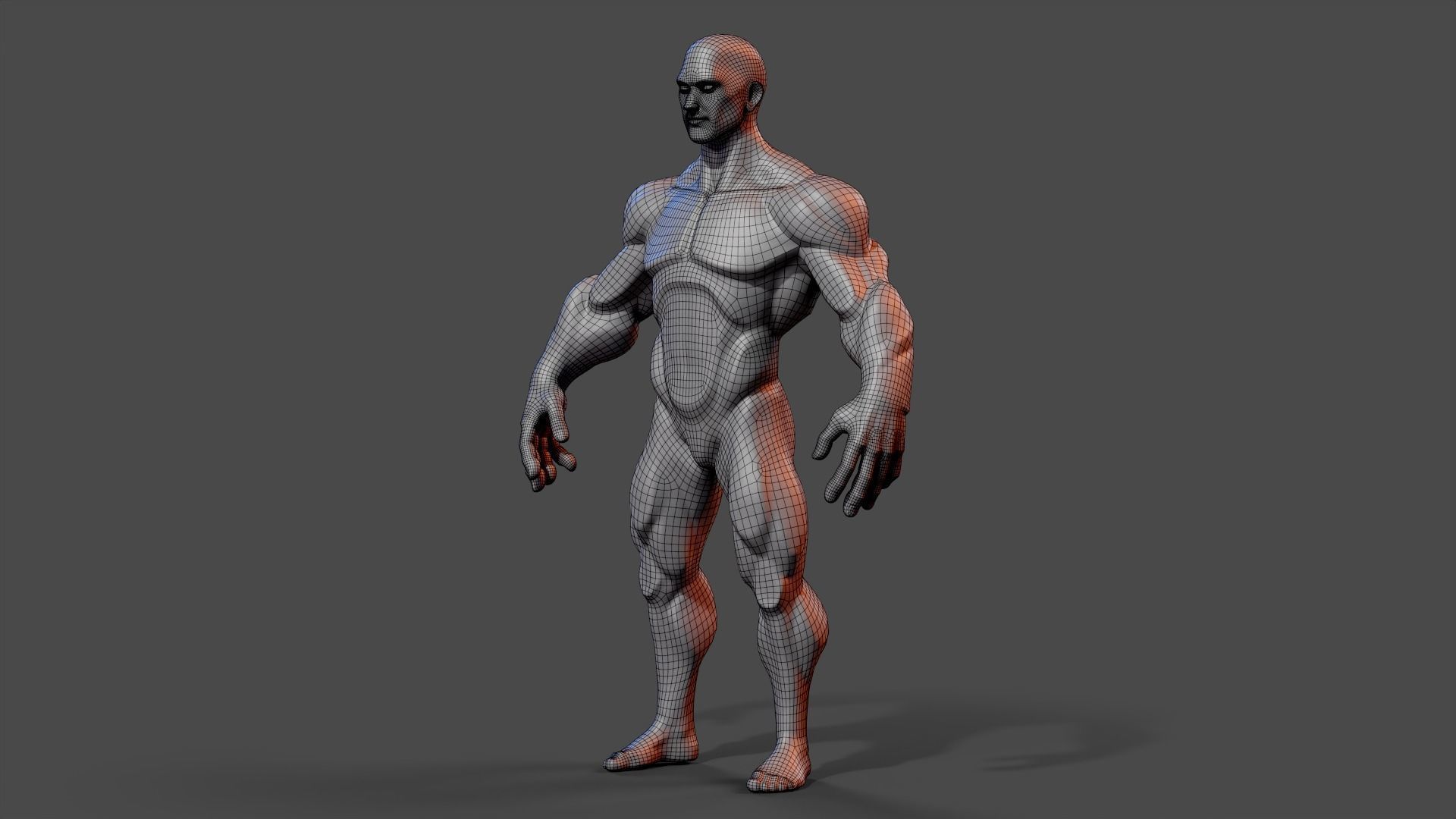 3D model Bulky Stylized BaseMesh VR / AR / low-poly | CGTrader