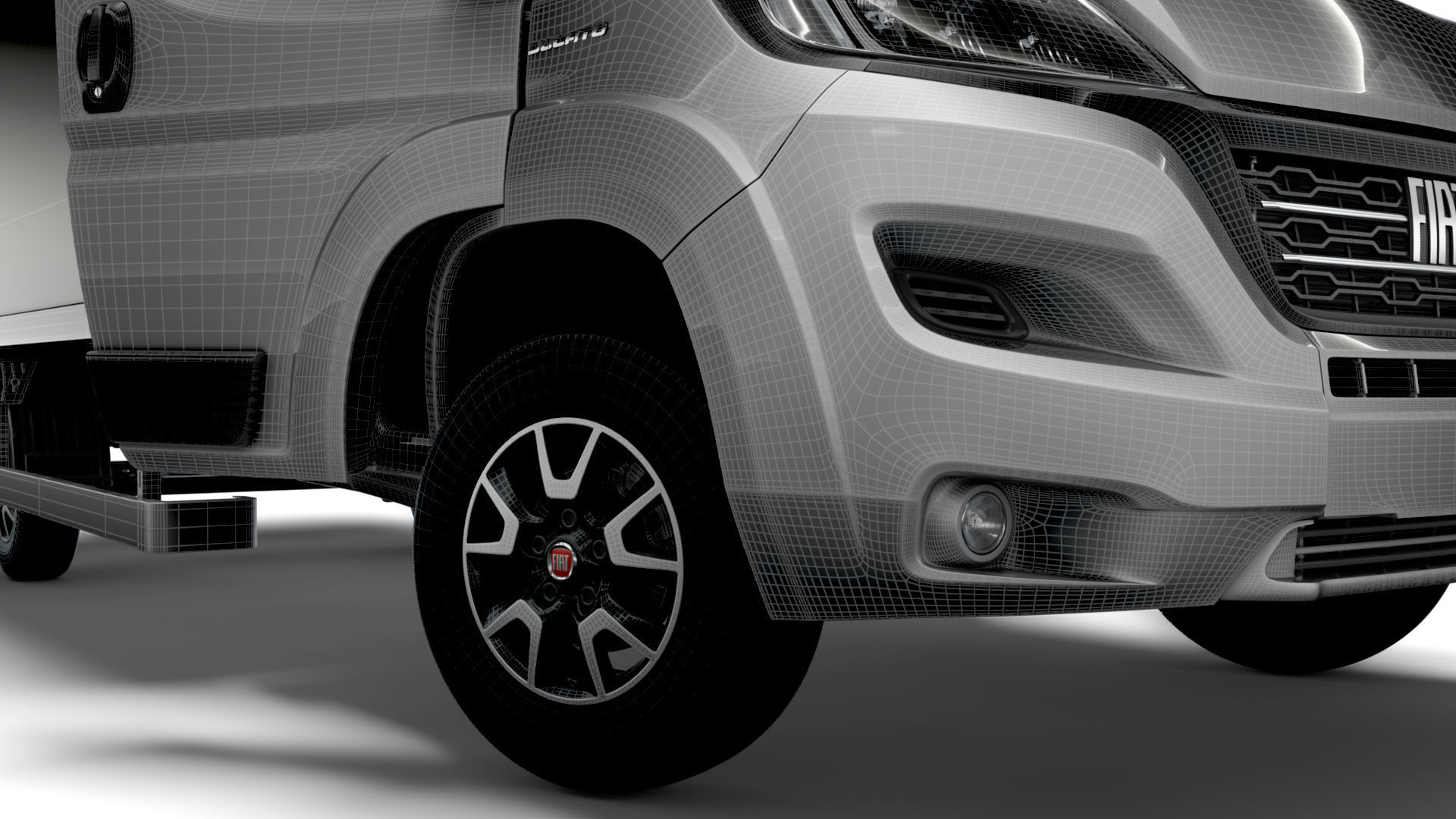 Fiat Ducato Refrigerator HQInterior 4300WB 2023 3D model_17