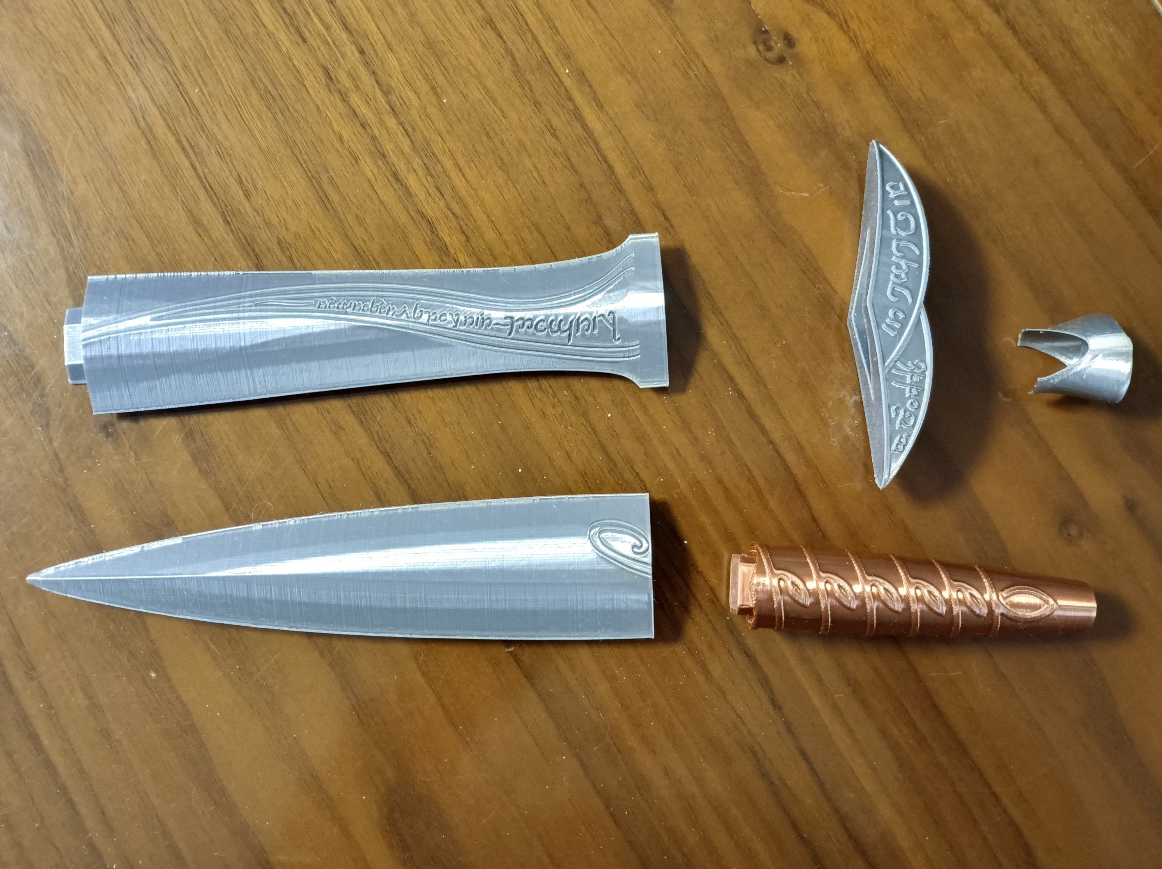 Sting Blade Lord of the Rings 3D print model_1