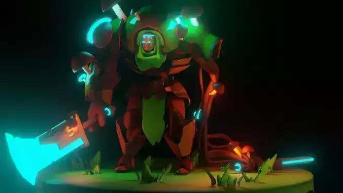 monster  Free low-poly 3D model