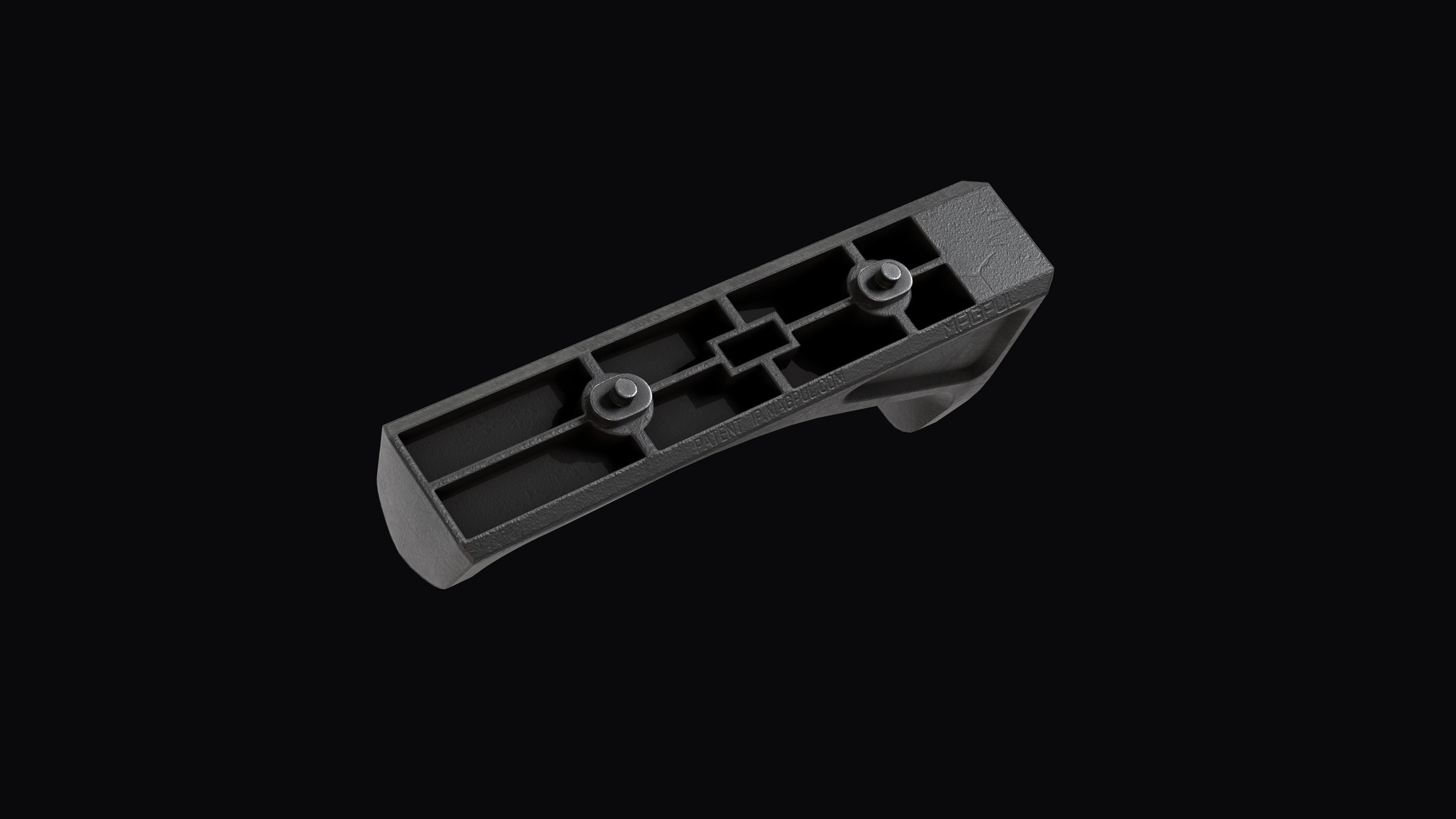 Fore grip Magpul AFG Angled M-Lok System Low-poly 3D model_11