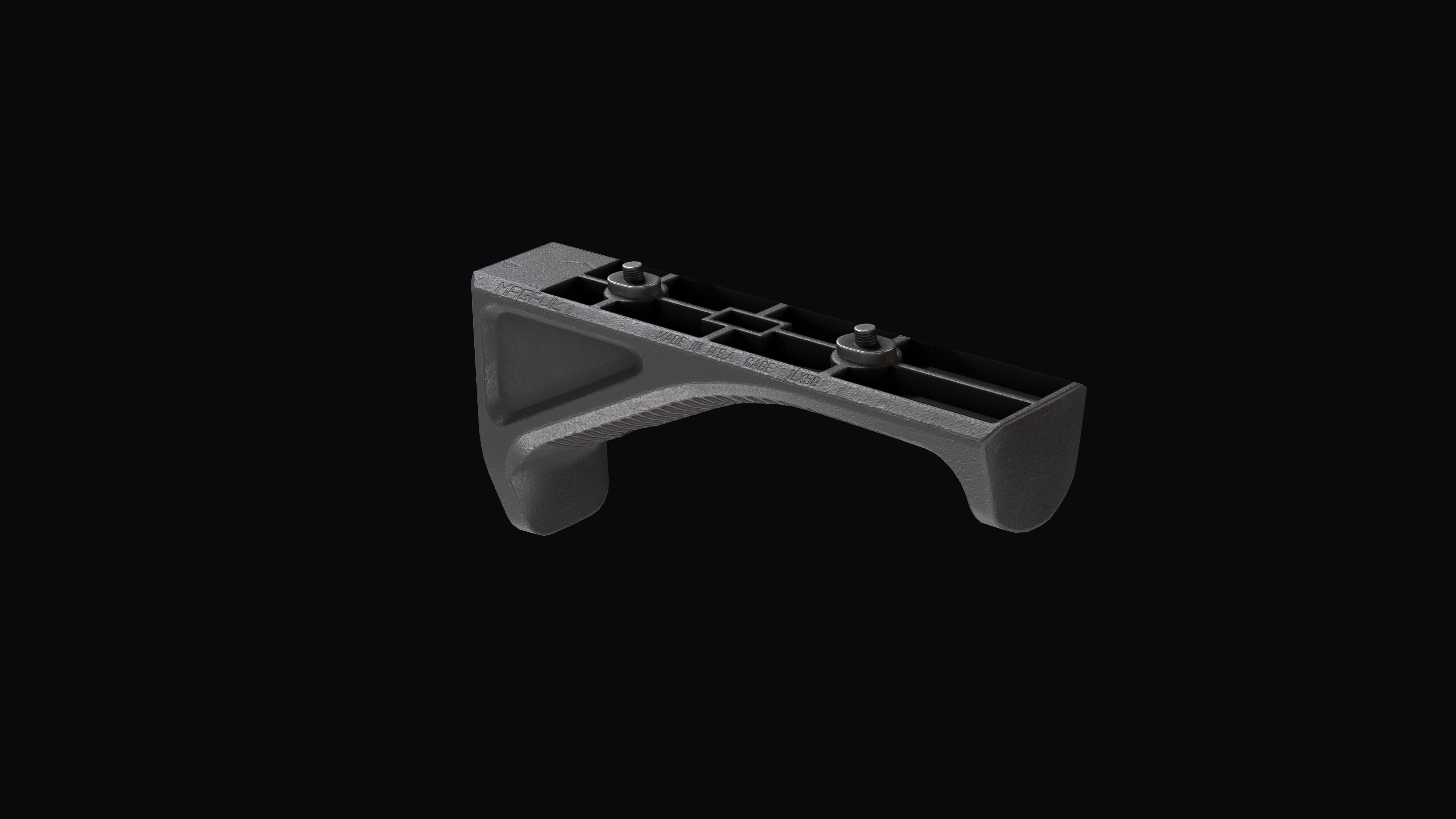 Fore grip Magpul AFG Angled M-Lok System Low-poly 3D model_9