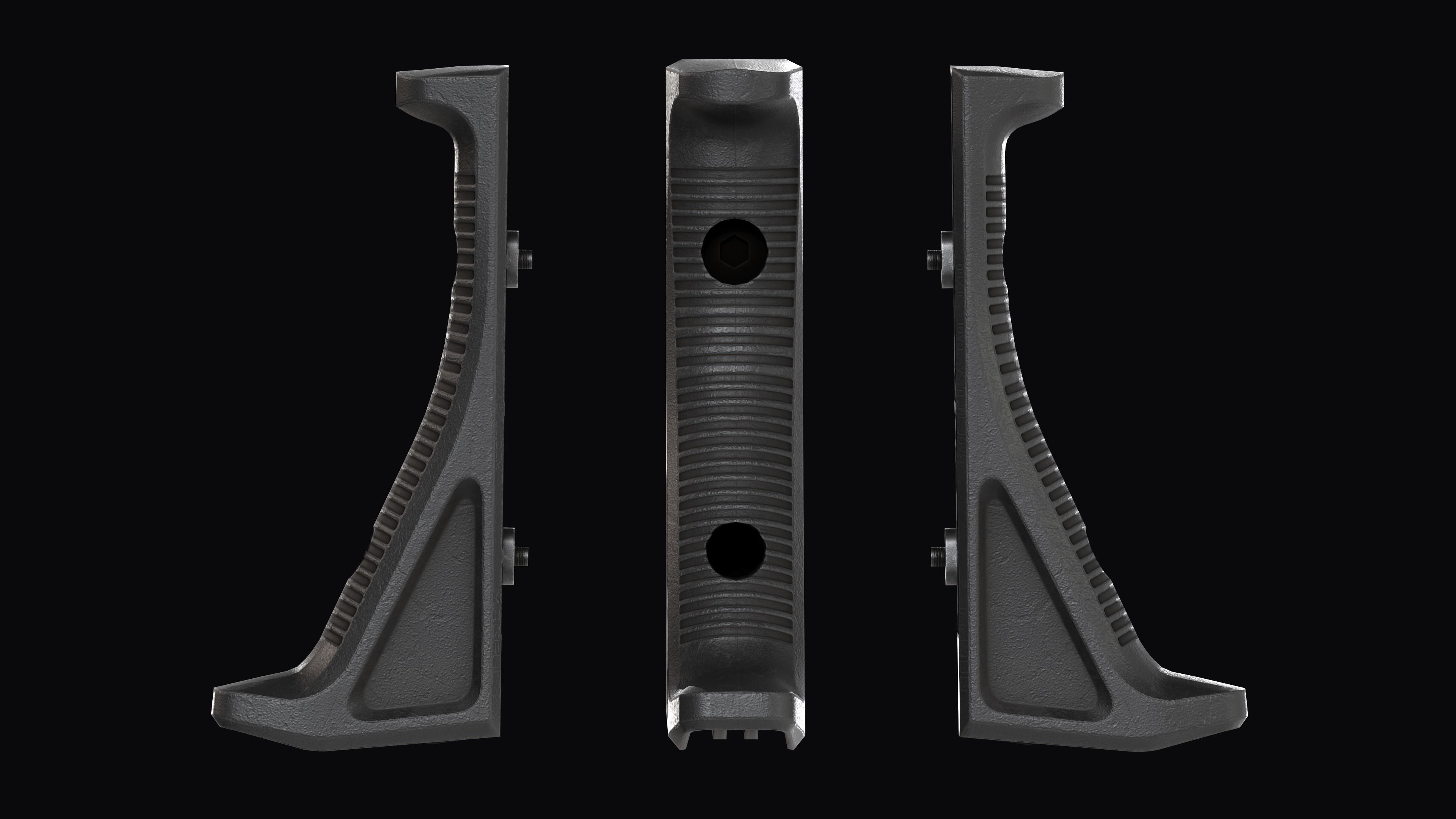 Fore grip Magpul AFG Angled M-Lok System Low-poly 3D model_5