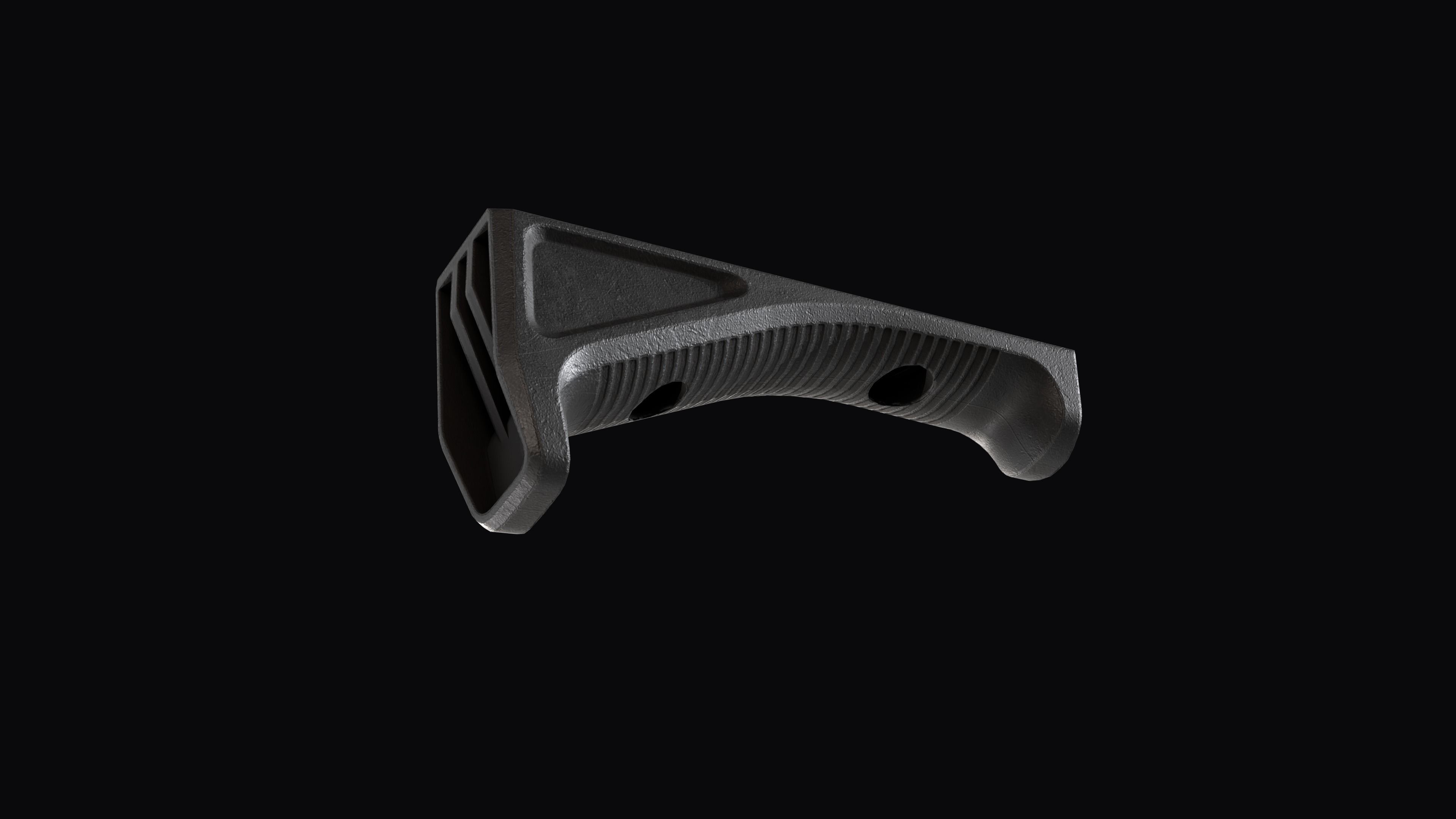 Fore grip Magpul AFG Angled M-Lok System Low-poly 3D model_8