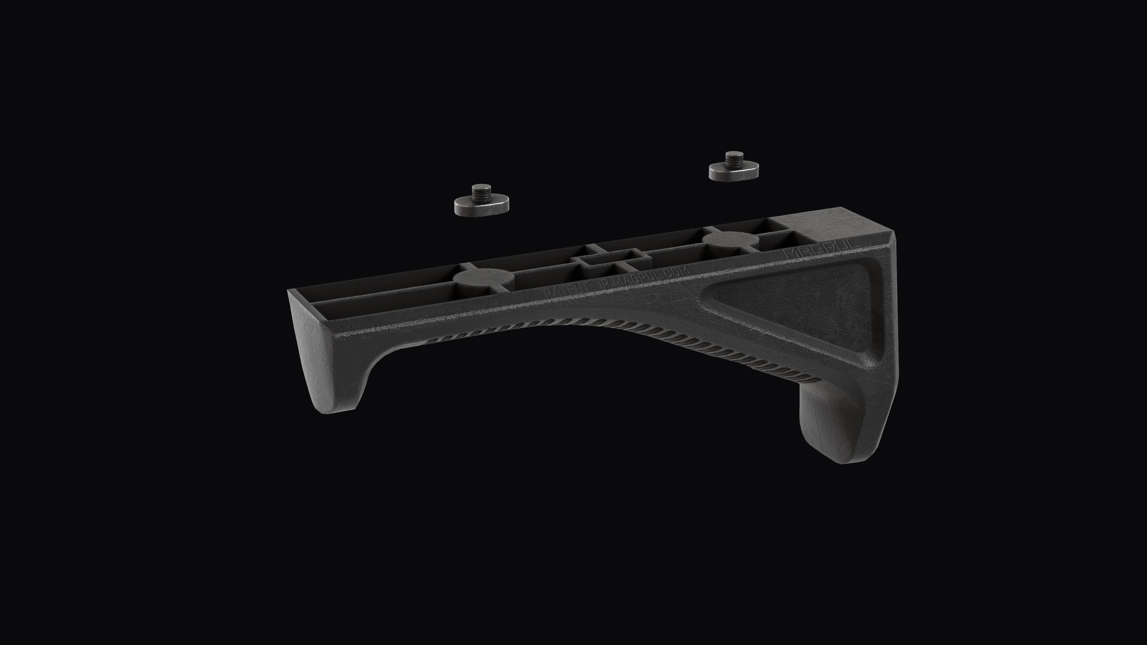Fore grip Magpul AFG Angled M-Lok System Low-poly 3D model_12