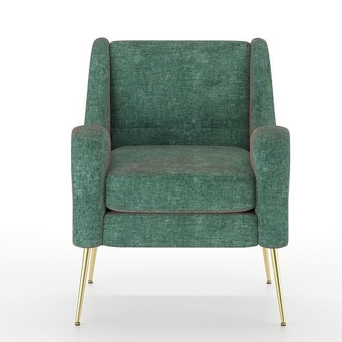 Berwick Upholstered Armchair 3D model
