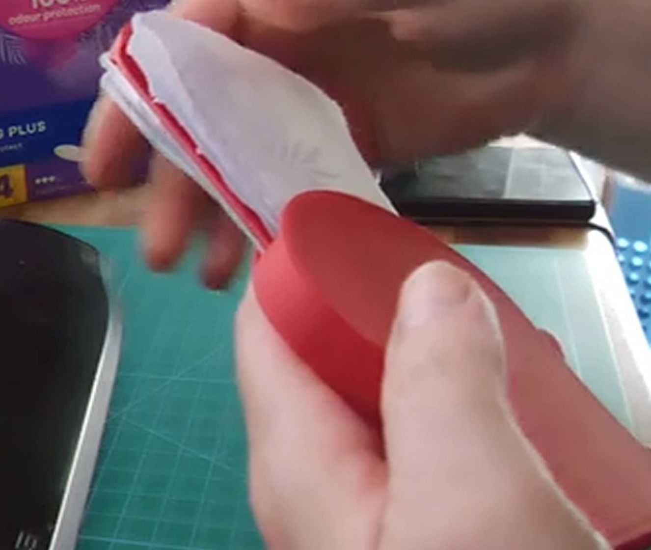 Slipeinlagen-Case felt purse Free 3D print model_1