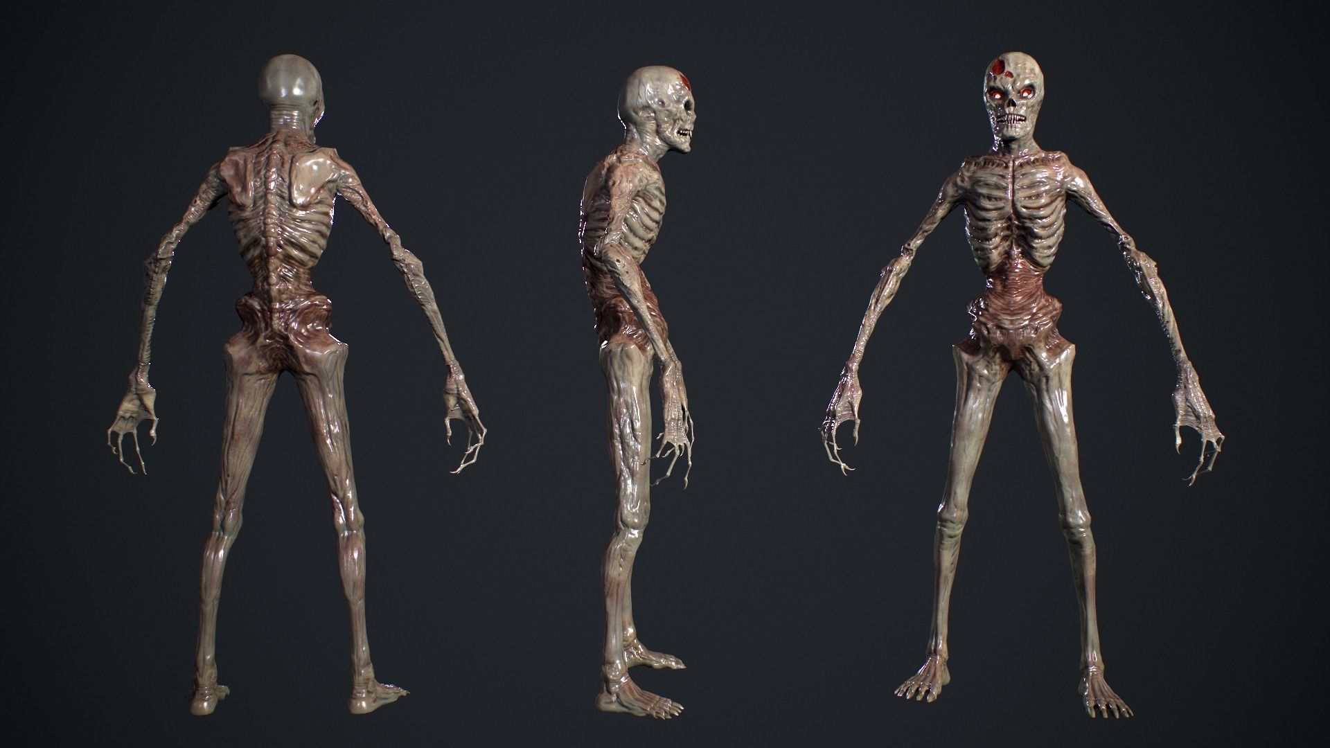 Evil Undead Pack 3D Model Collection_14