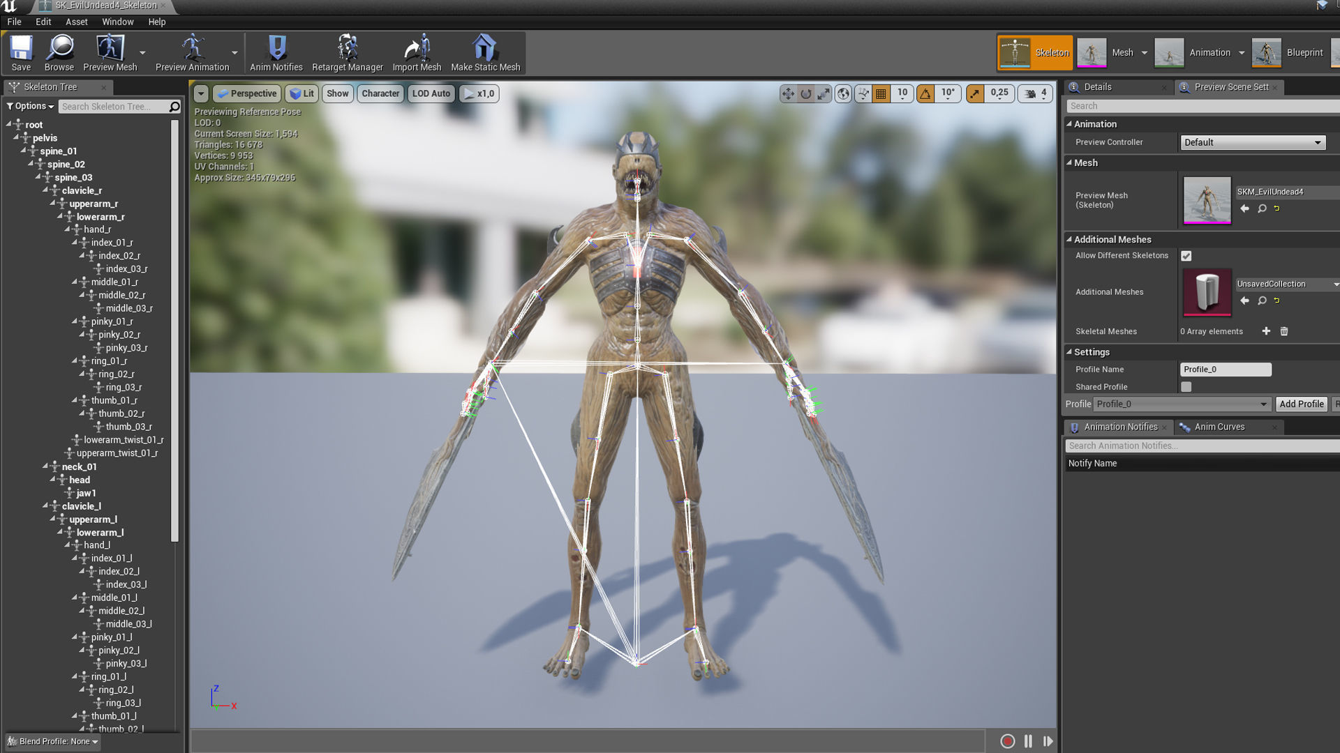 Evil Undead Pack 3D Model Collection_50