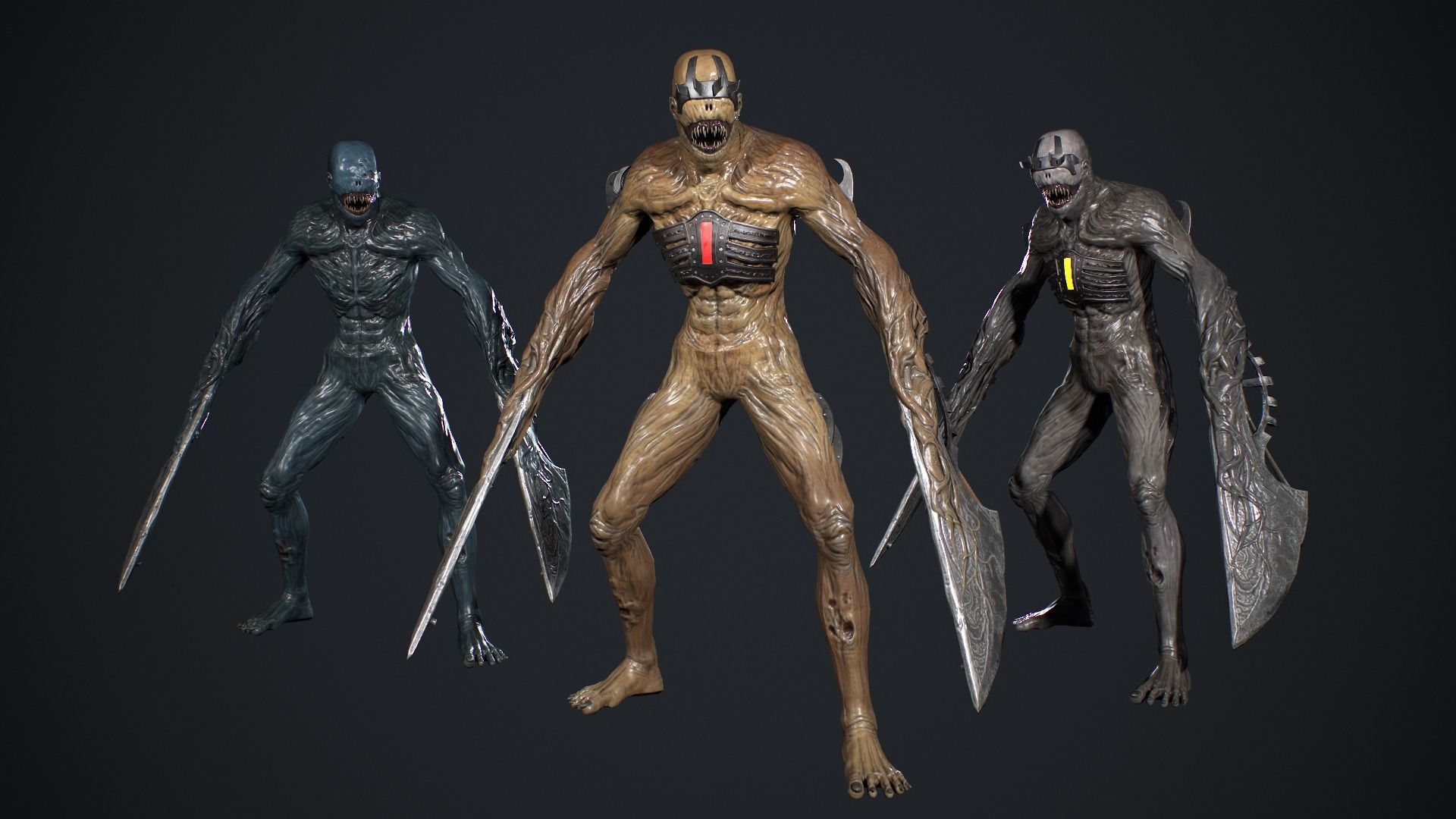 Evil Undead Pack 3D Model Collection_17