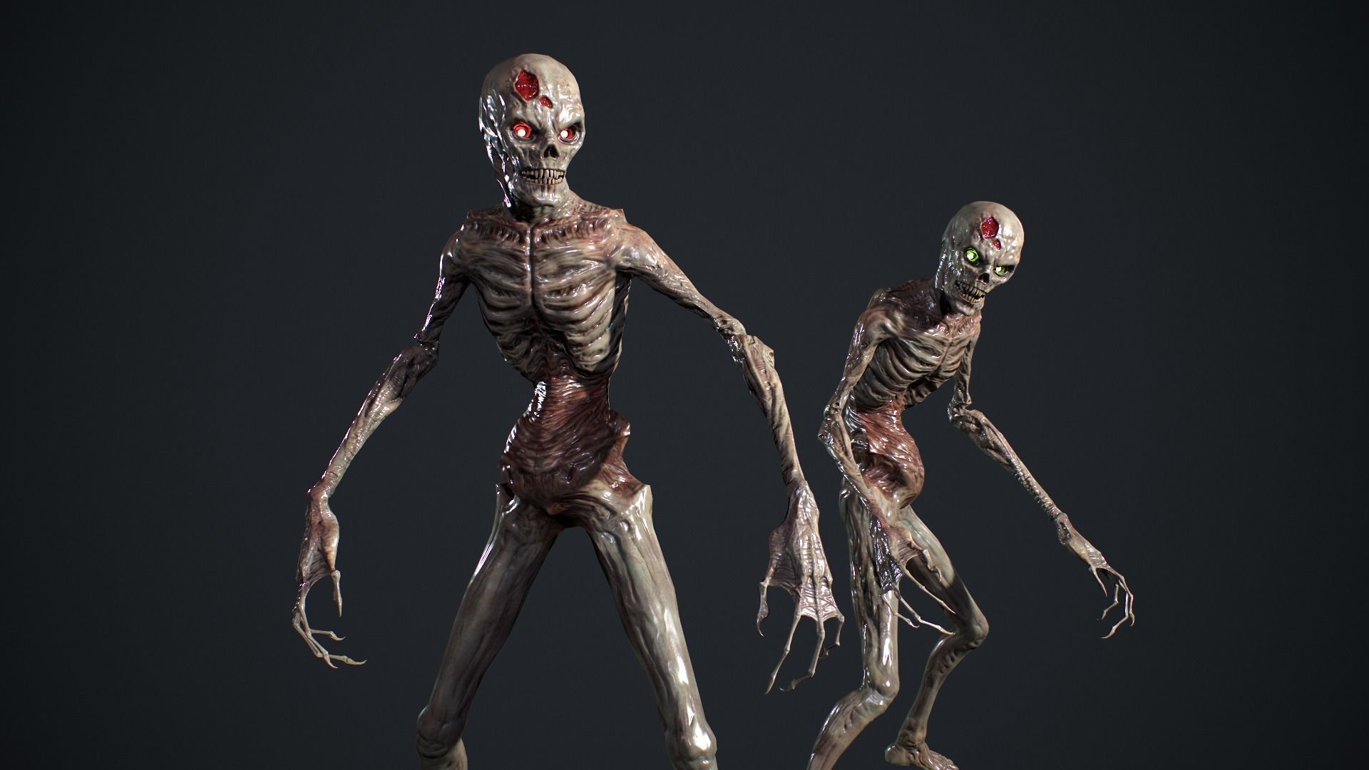 Evil Undead Pack 3D Model Collection_7