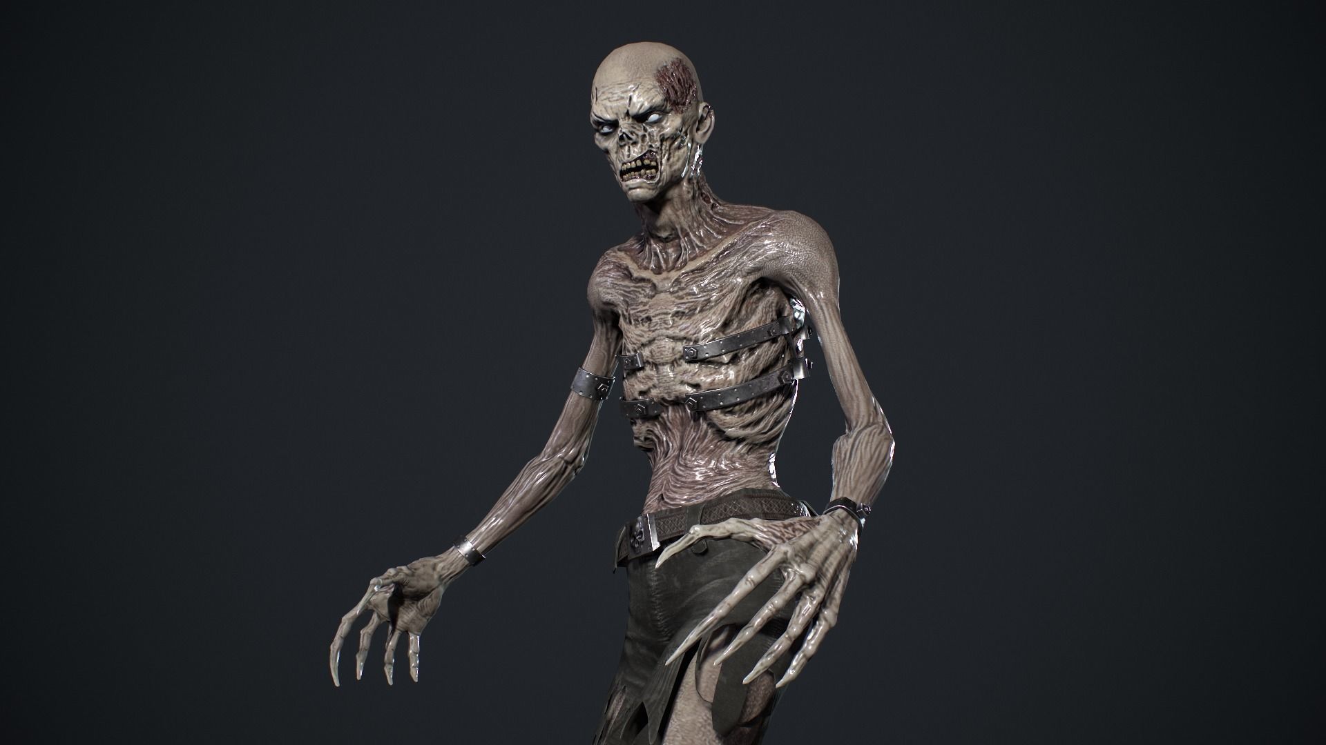 Evil Undead Pack 3D Model Collection_40