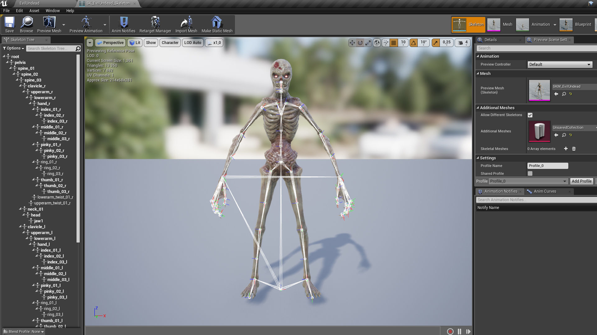 Evil Undead Pack 3D Model Collection_44
