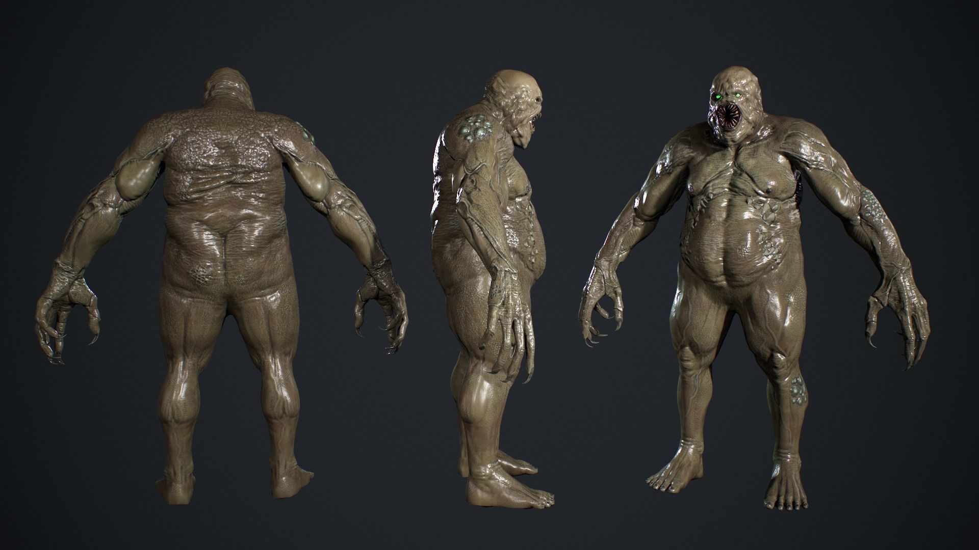 Evil Undead Pack 3D Model Collection_16