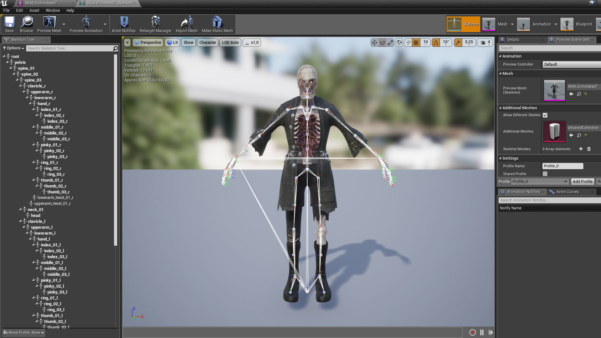 Evil Undead Pack 3D Model Collection_56
